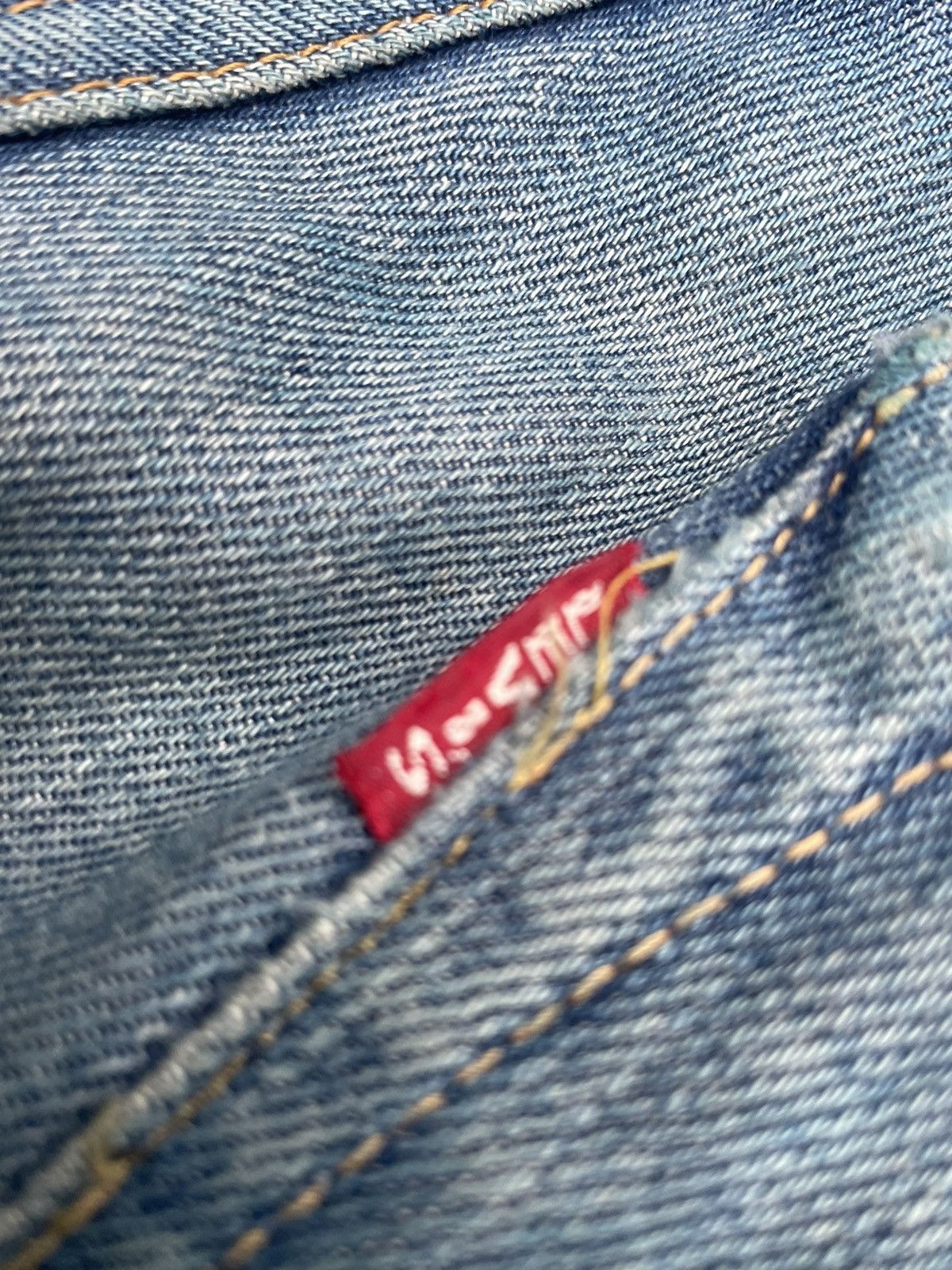 Levi's Vintage 2008 Levis 501XX E Distresed & Rework Size US 33 - 21 Thumbnail