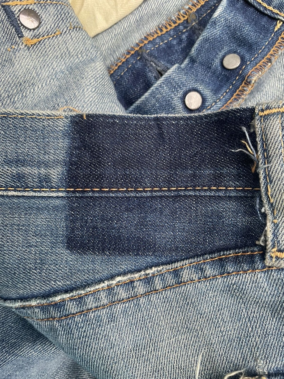 Levi's Vintage 2008 Levis 501XX E Distresed & Rework Size US 33 - 18 Thumbnail