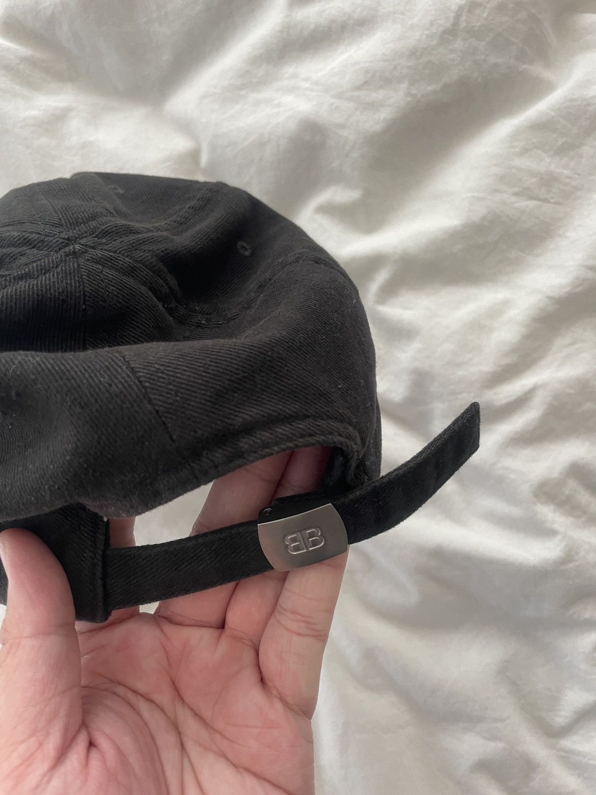 Balenciaga × Designer Balenciaga B hat -black Size ONE SIZE - 2 Thumbnail