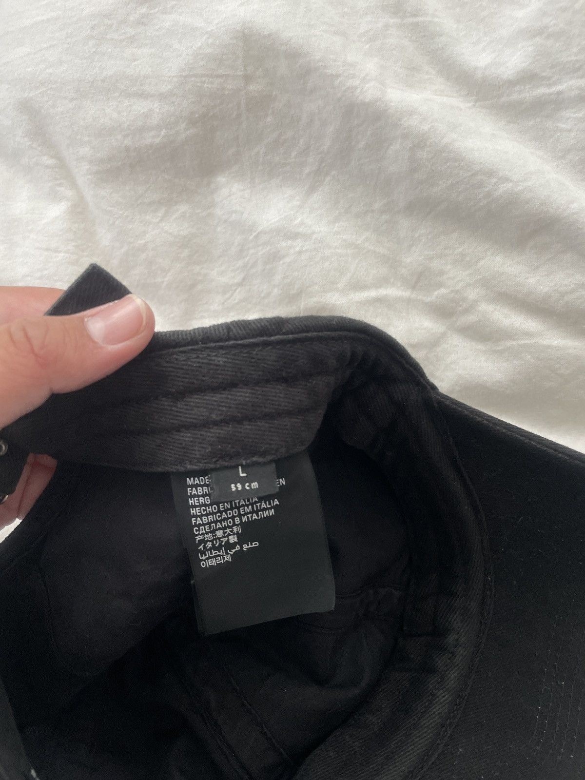 Balenciaga × Designer Balenciaga B hat -black Size ONE SIZE - 3 Thumbnail