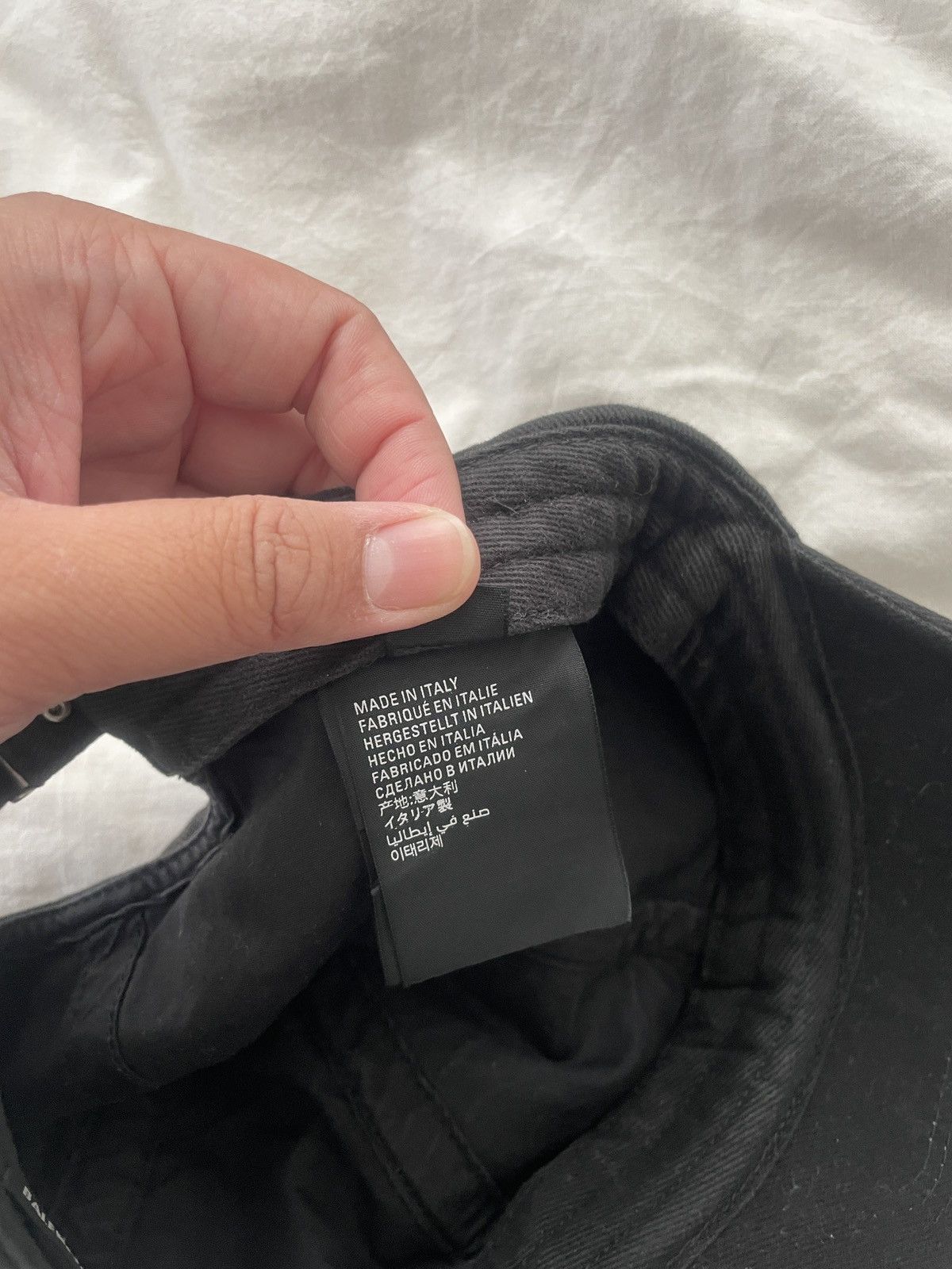 Balenciaga × Designer Balenciaga B hat -black Size ONE SIZE - 4 Thumbnail