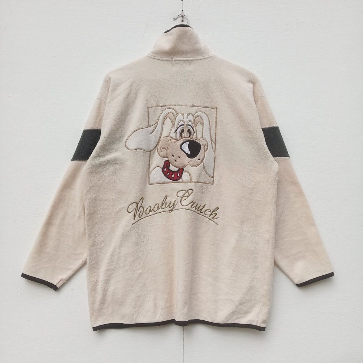 Disney Crutch embroidery quarter zip fleece sweater Size US L / EU 52-54 / 3 - 1 Thumbnail