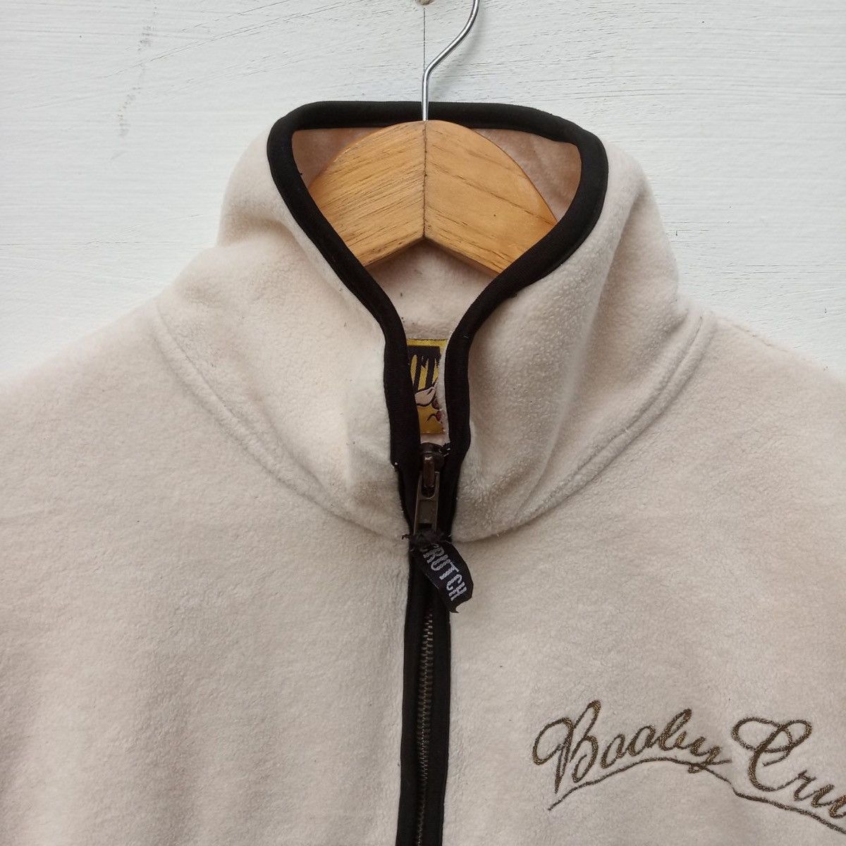 Disney Crutch embroidery quarter zip fleece sweater Size US L / EU 52-54 / 3 - 3 Thumbnail