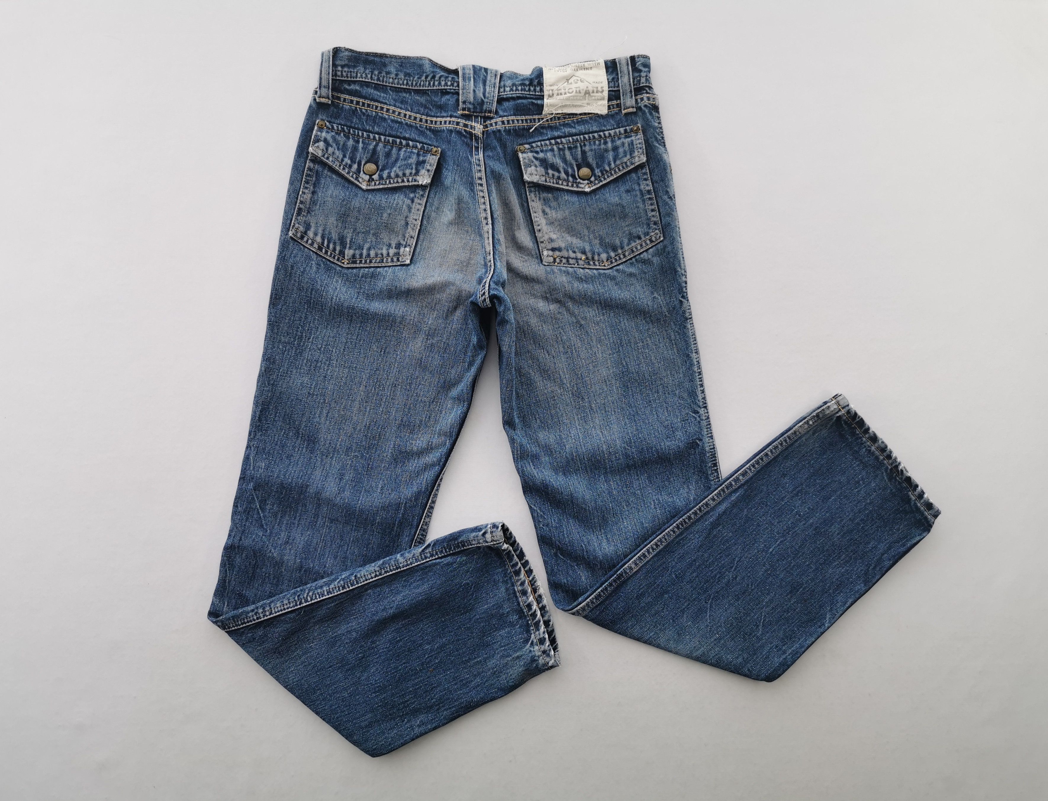 Distressed Vintage Lee Union Made Denim Made In Japan