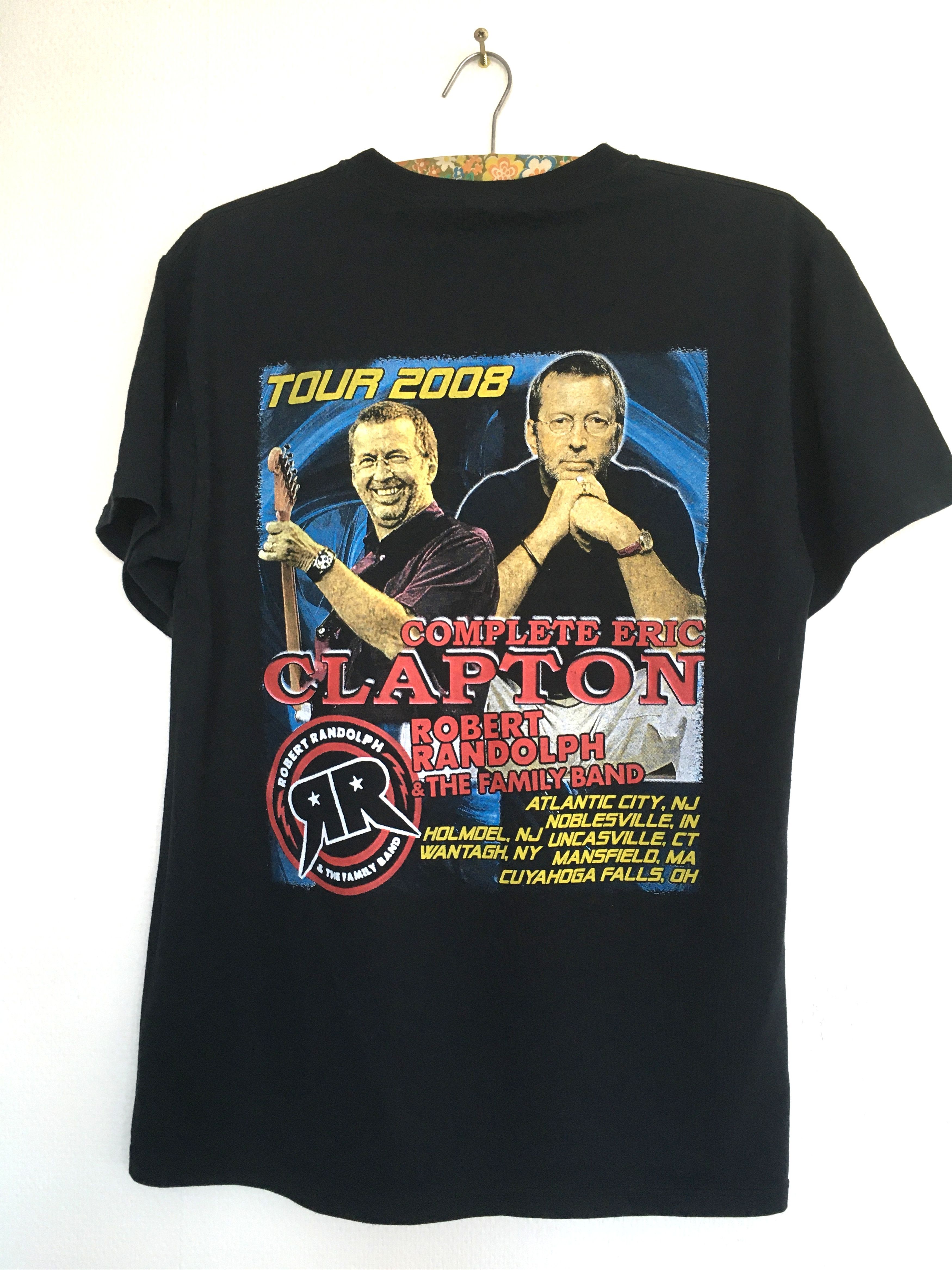 Band Tees Eric Clapton T-shirt, Complete Eric Clapton Tour shirt, Size US M / EU 48-50 / 2 - 6 Thumbnail