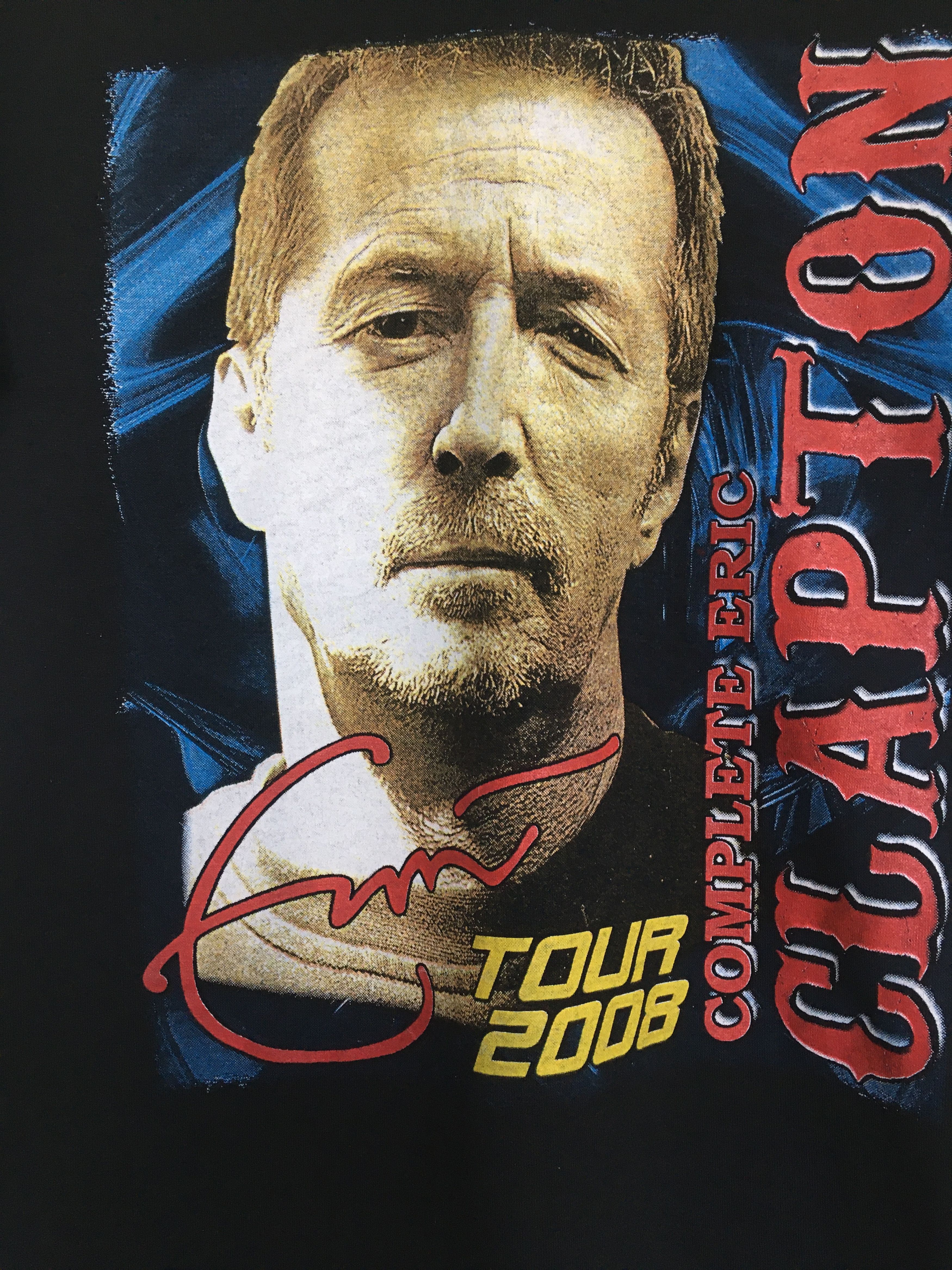 Band Tees Eric Clapton T-shirt, Complete Eric Clapton Tour shirt, Size US M / EU 48-50 / 2 - 4 Thumbnail