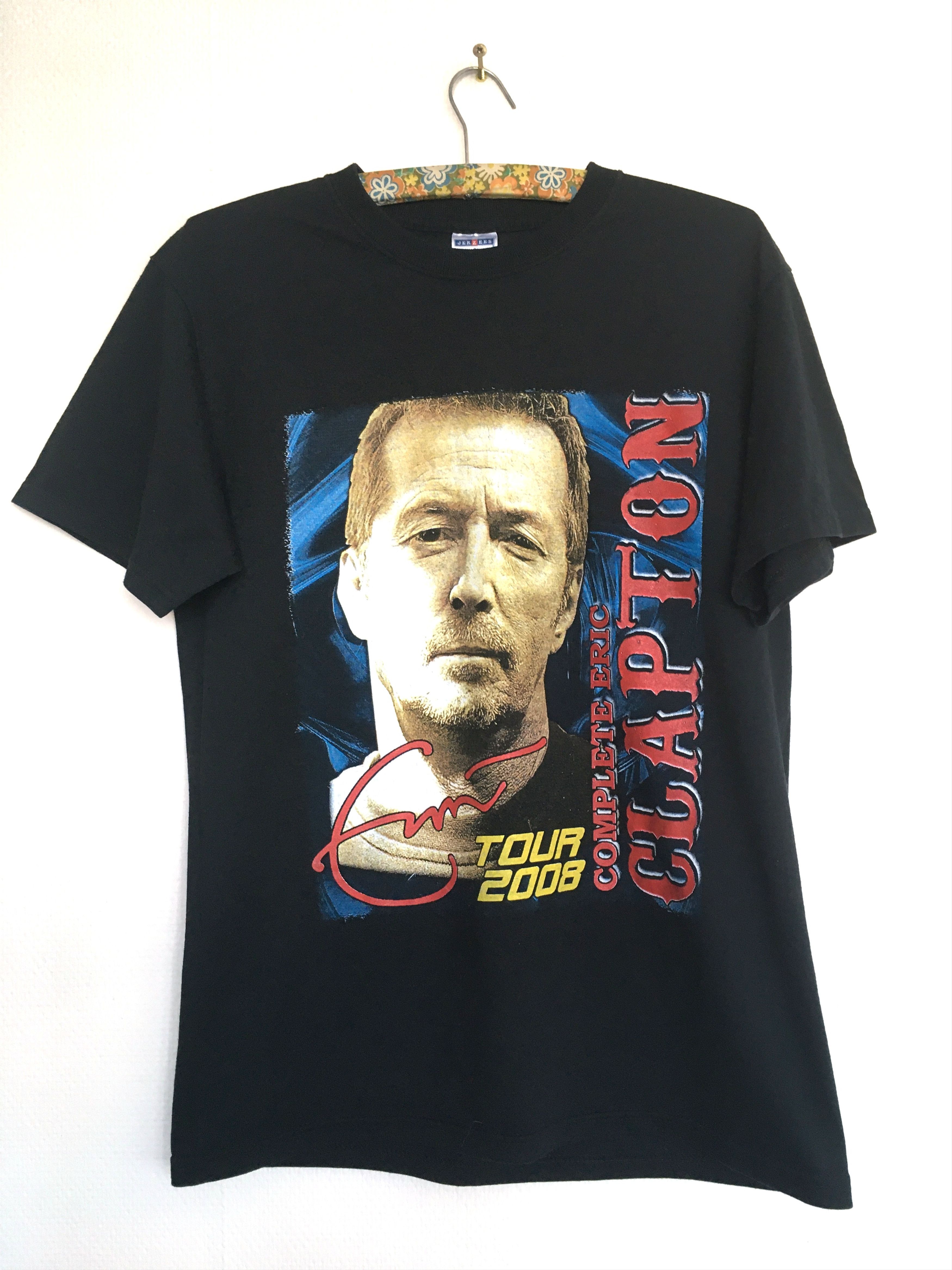 Band Tees Eric Clapton T-shirt, Complete Eric Clapton Tour shirt, Size US M / EU 48-50 / 2 - 1 Thumbnail