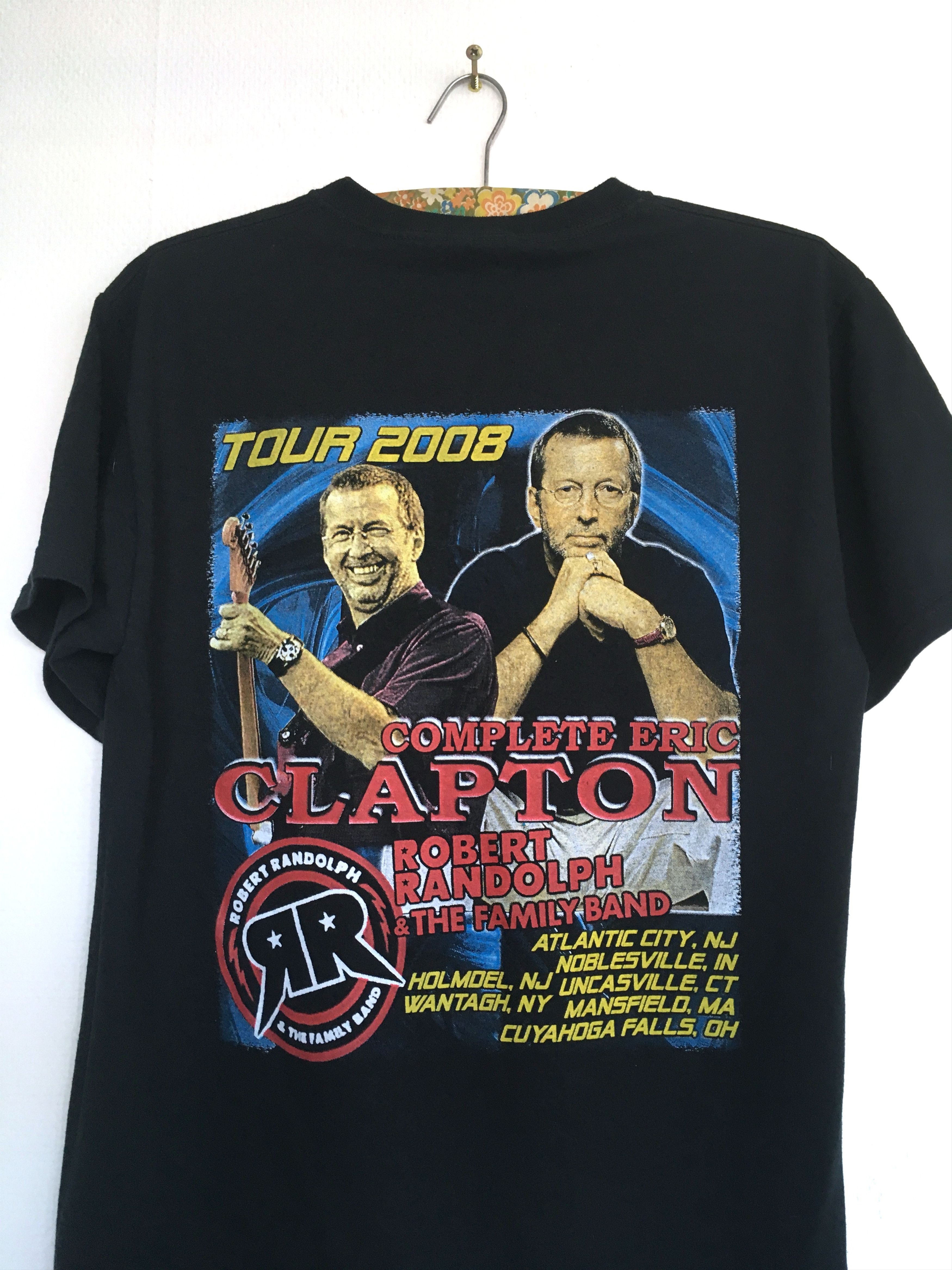 Band Tees Eric Clapton T-shirt, Complete Eric Clapton Tour shirt, Size US M / EU 48-50 / 2 - 5 Thumbnail