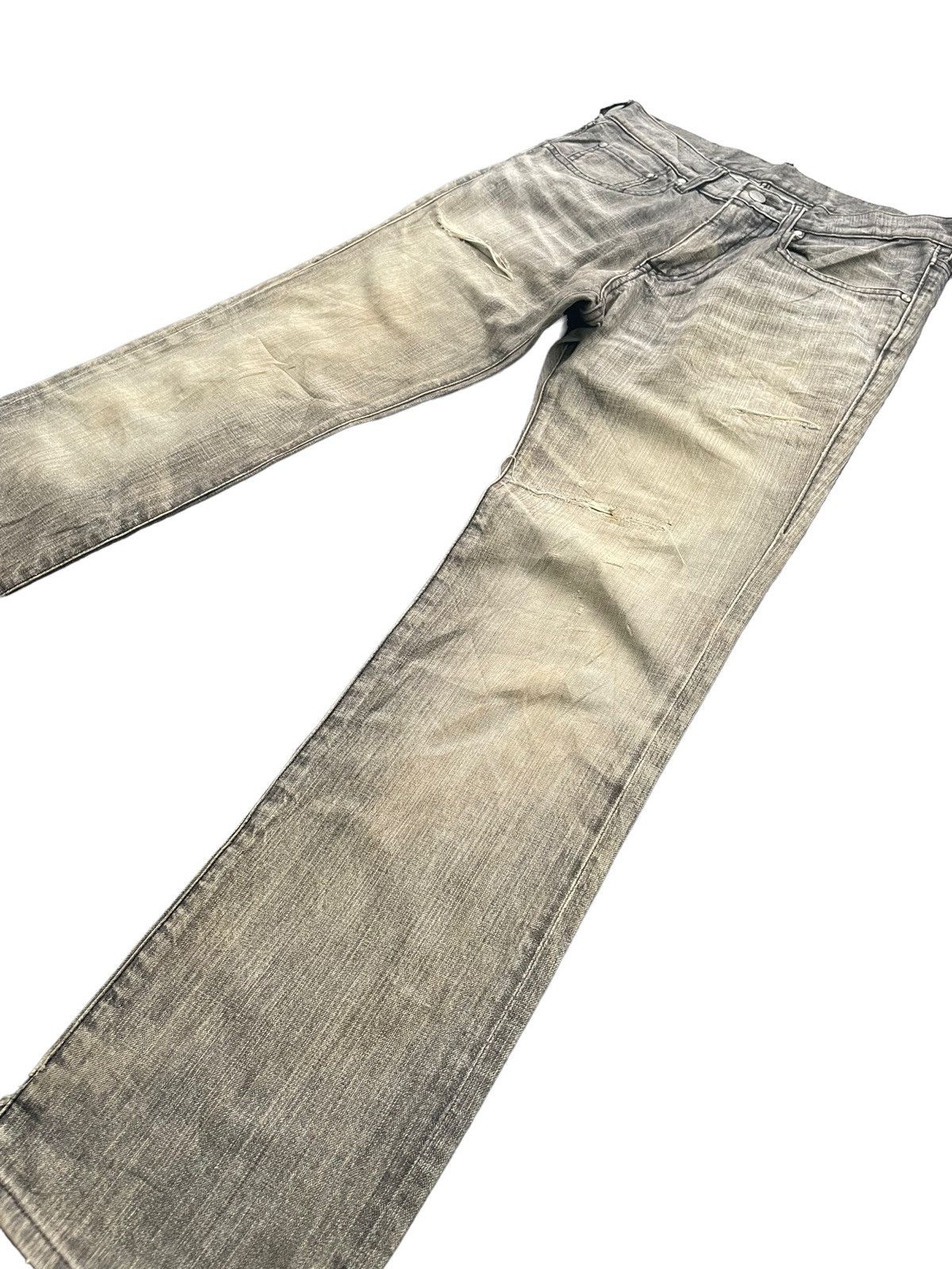 ABAHOUSE × Japanese Brand Vintage Abahouse Distresed Jeans Size US 31 - 2 Thumbnail