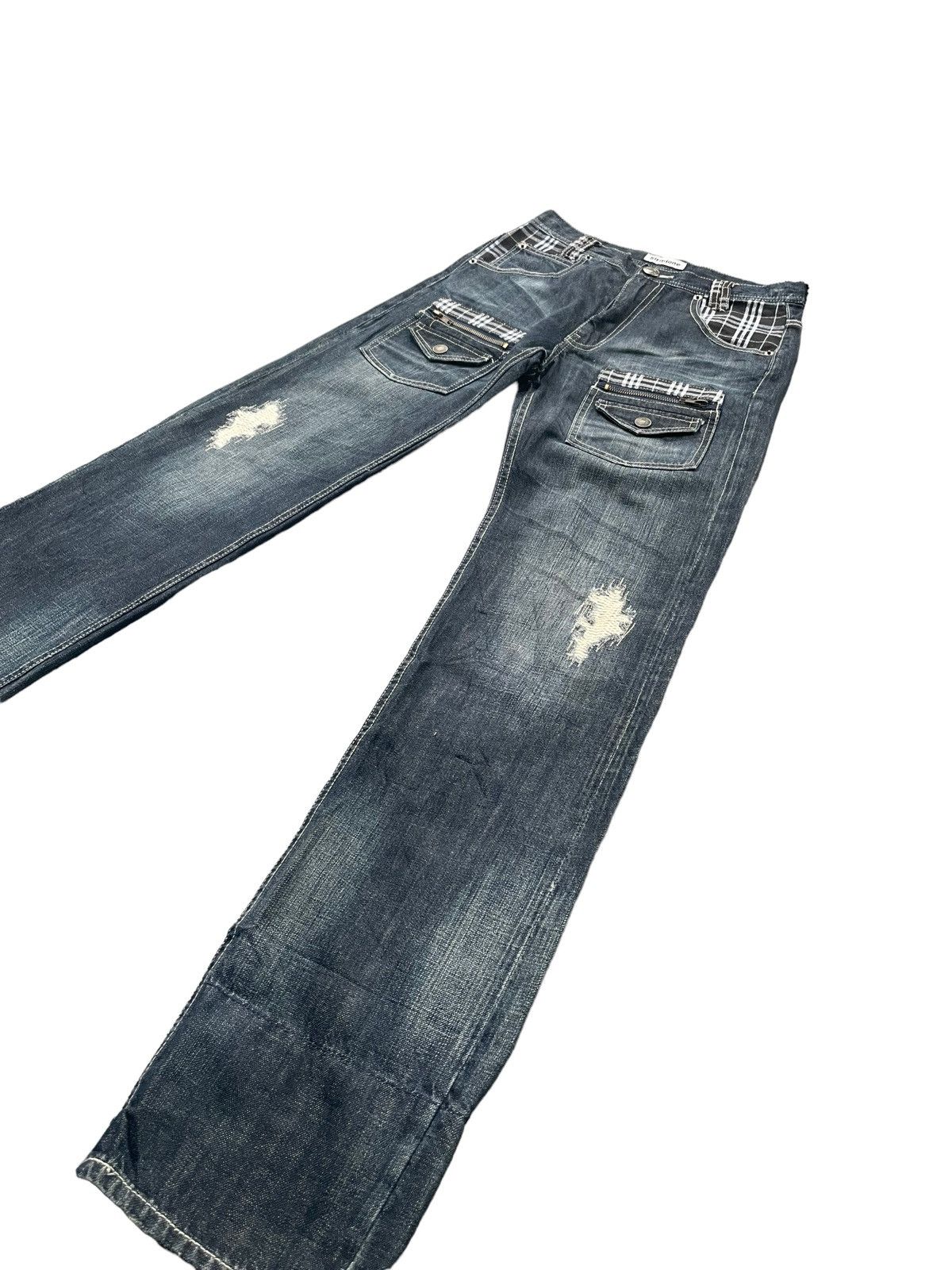 Japanese Brand Sirmione Distresed Jeans Size US 28 / EU 44 - 3 Thumbnail