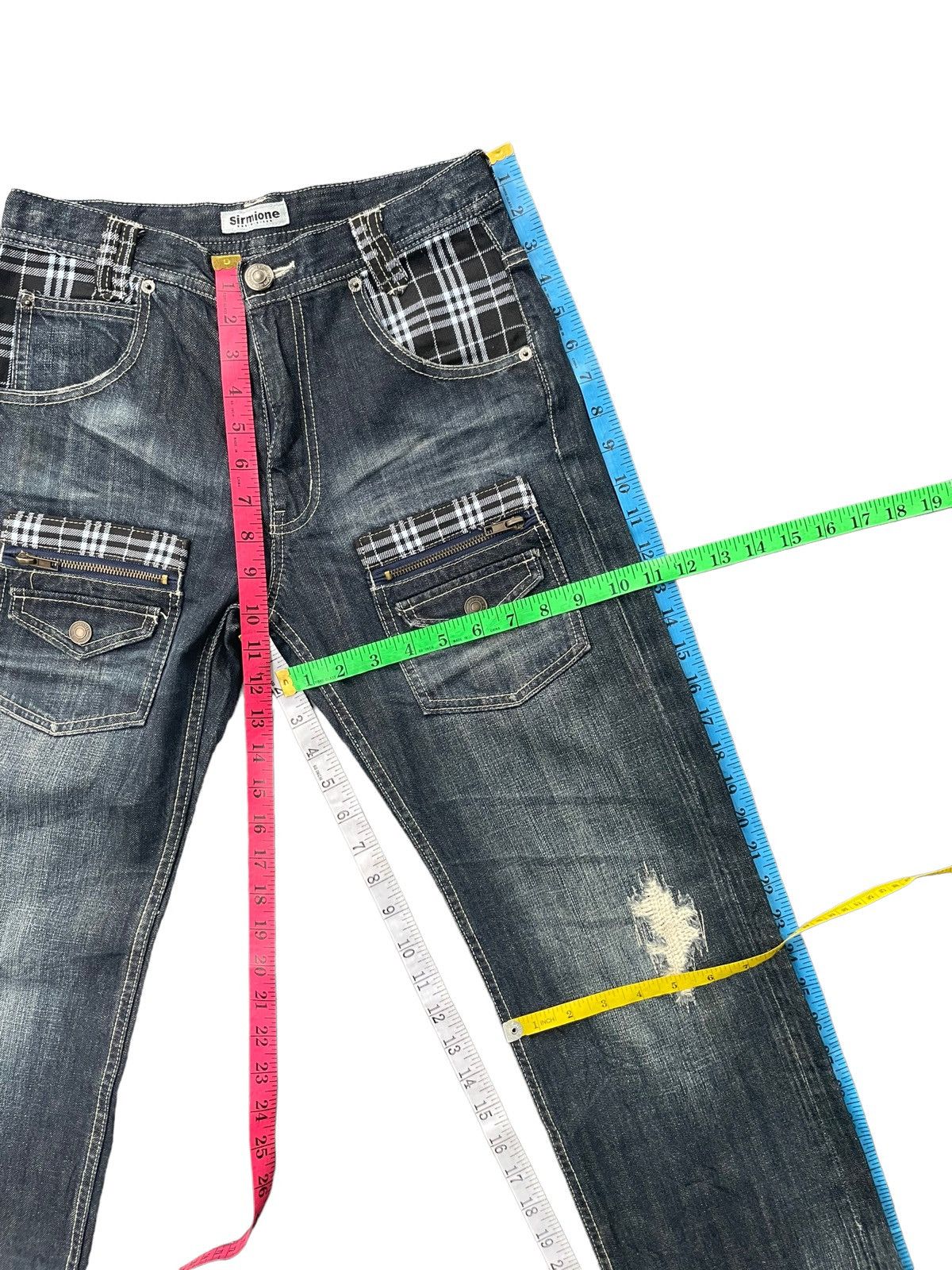 Japanese Brand Sirmione Distresed Jeans Size US 28 / EU 44 - 21 Thumbnail