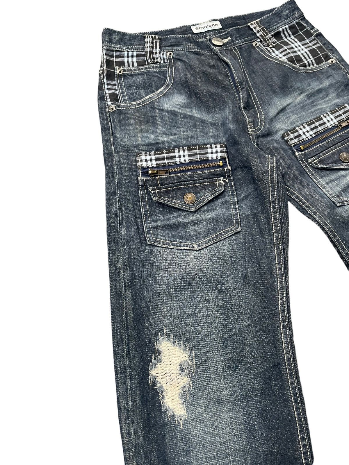 Japanese Brand Sirmione Distresed Jeans Size US 28 / EU 44 - 6 Thumbnail