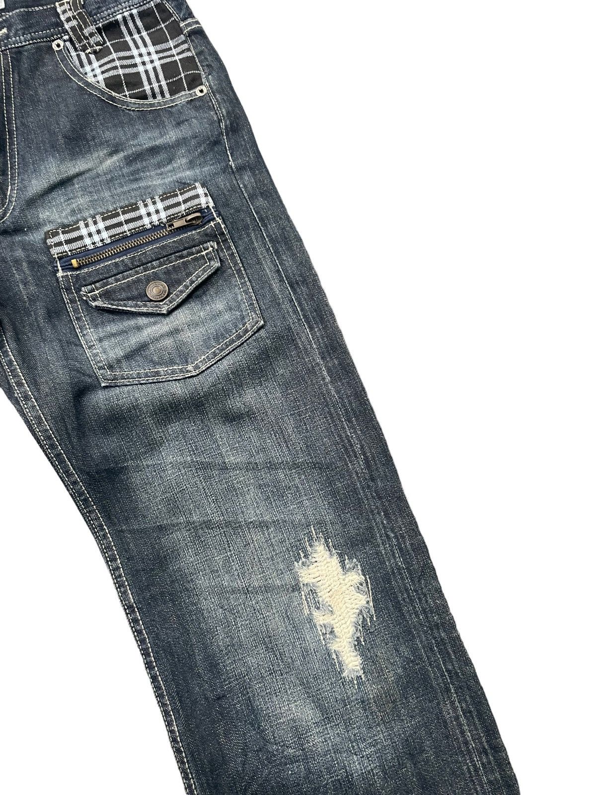 Japanese Brand Sirmione Distresed Jeans Size US 28 / EU 44 - 5 Thumbnail