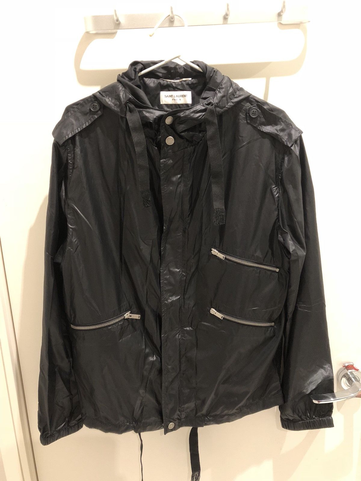 Saint Laurent Paris $2,295 SLP FW 2017 Nylon Jacket NWT + Receipt Size US M / EU 48-50 / 2 - 8 Thumbnail