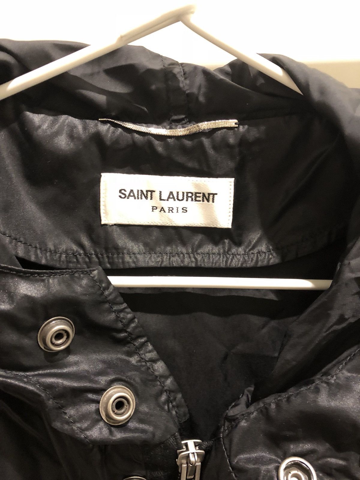 Saint Laurent Paris $2,295 SLP FW 2017 Nylon Jacket NWT + Receipt Size US M / EU 48-50 / 2 - 2 Thumbnail
