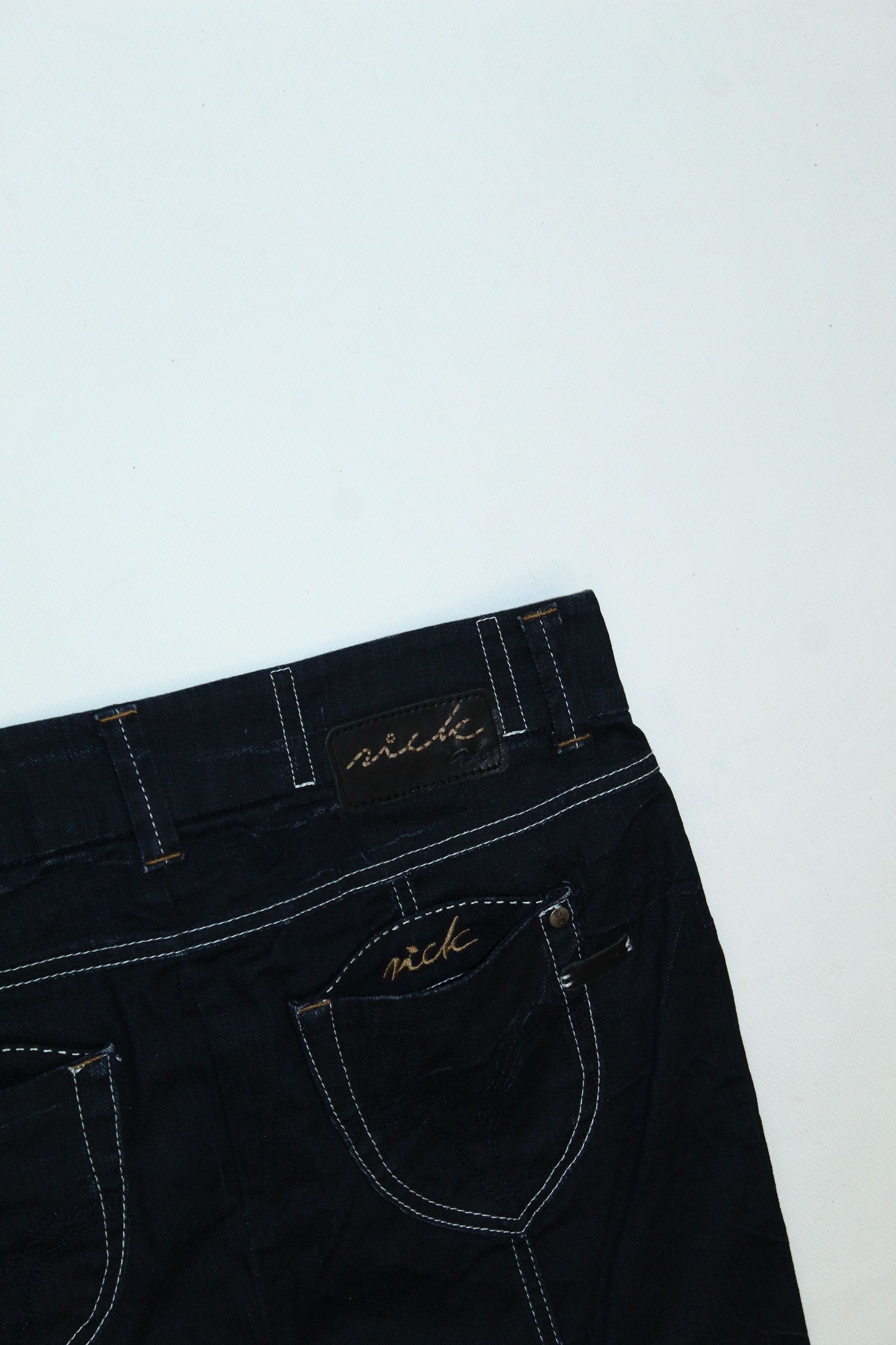 Other VTG Nick Co. Raw Denim Skirt Size 32" / US 10 / IT 46 - 10 Thumbnail