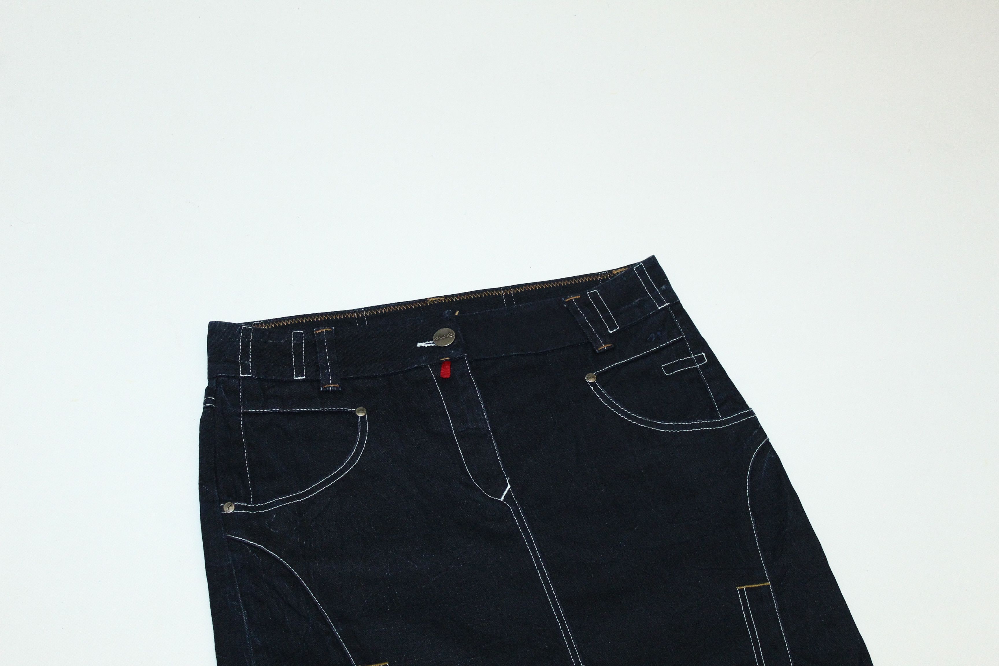 Other VTG Nick Co. Raw Denim Skirt Size 32" / US 10 / IT 46 - 7 Thumbnail