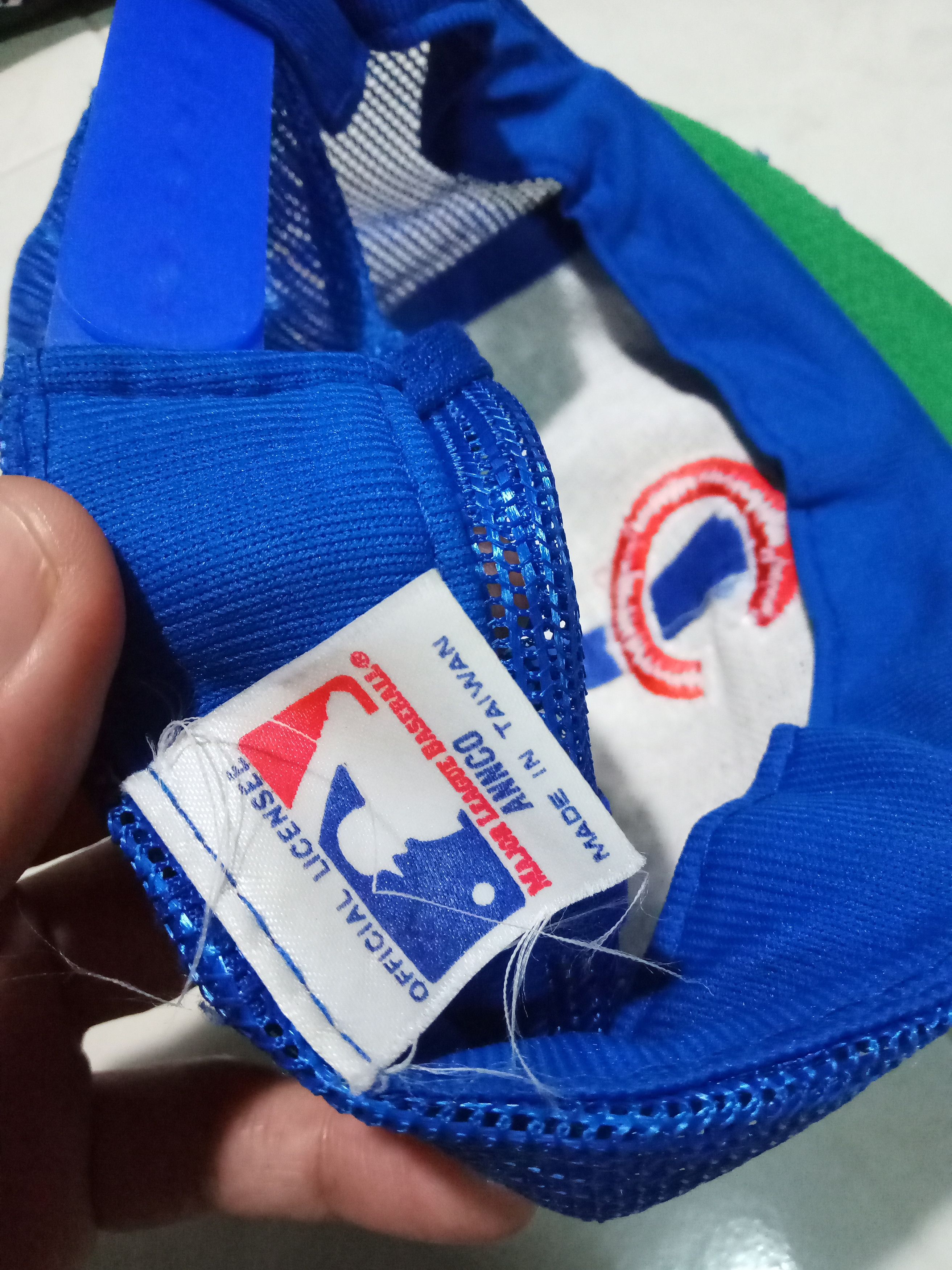 Vintage Vintage Chicago Cubs Mesh MLB baseball emboridery logo 80s Size ONE SIZE - 5 Thumbnail