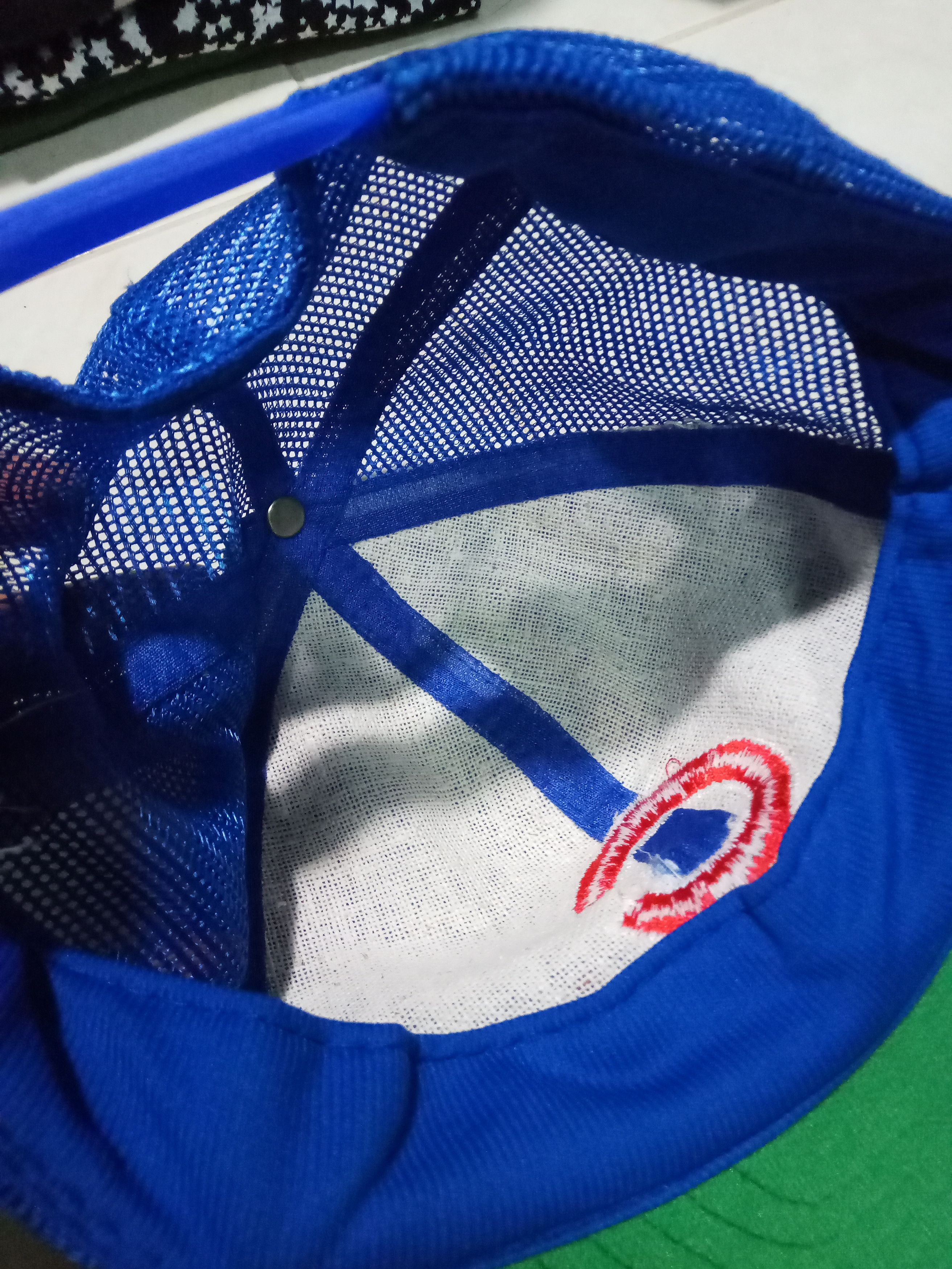 Vintage Vintage Chicago Cubs Mesh MLB baseball emboridery logo 80s Size ONE SIZE - 6 Thumbnail
