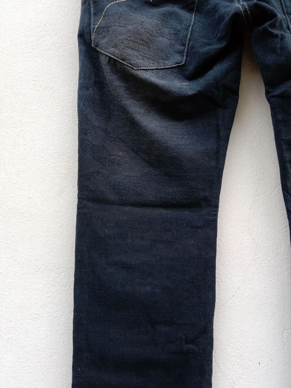 PPFM Vtg PPFM Zipper Distressed Boro Buckle Back Denim Jeans Size US 31 - 16 Thumbnail