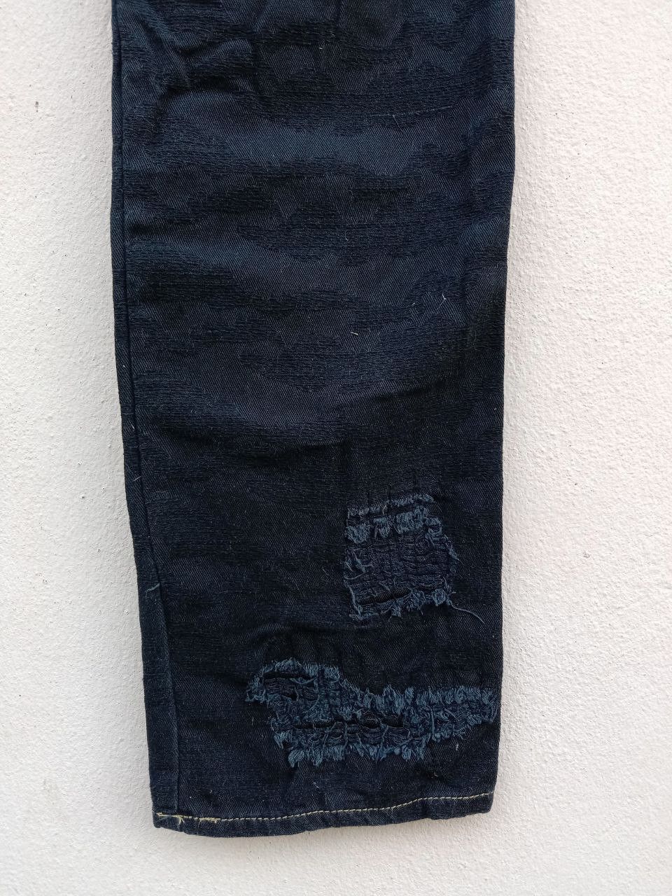 PPFM Vtg PPFM Zipper Distressed Boro Buckle Back Denim Jeans Size US 31 - 20 Thumbnail