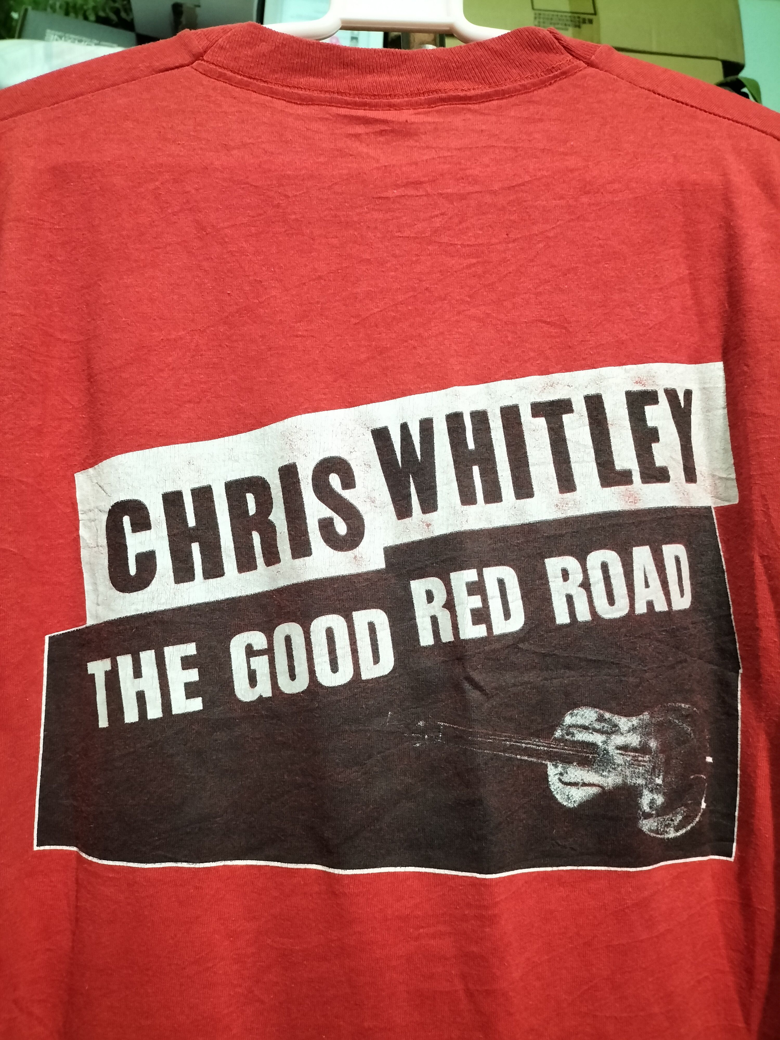 Band Tees × Vintage Vintage 80s Chris Whitley Concert The Good Red Road Unisex Size US XL / EU 56 / 4 - 3 Thumbnail
