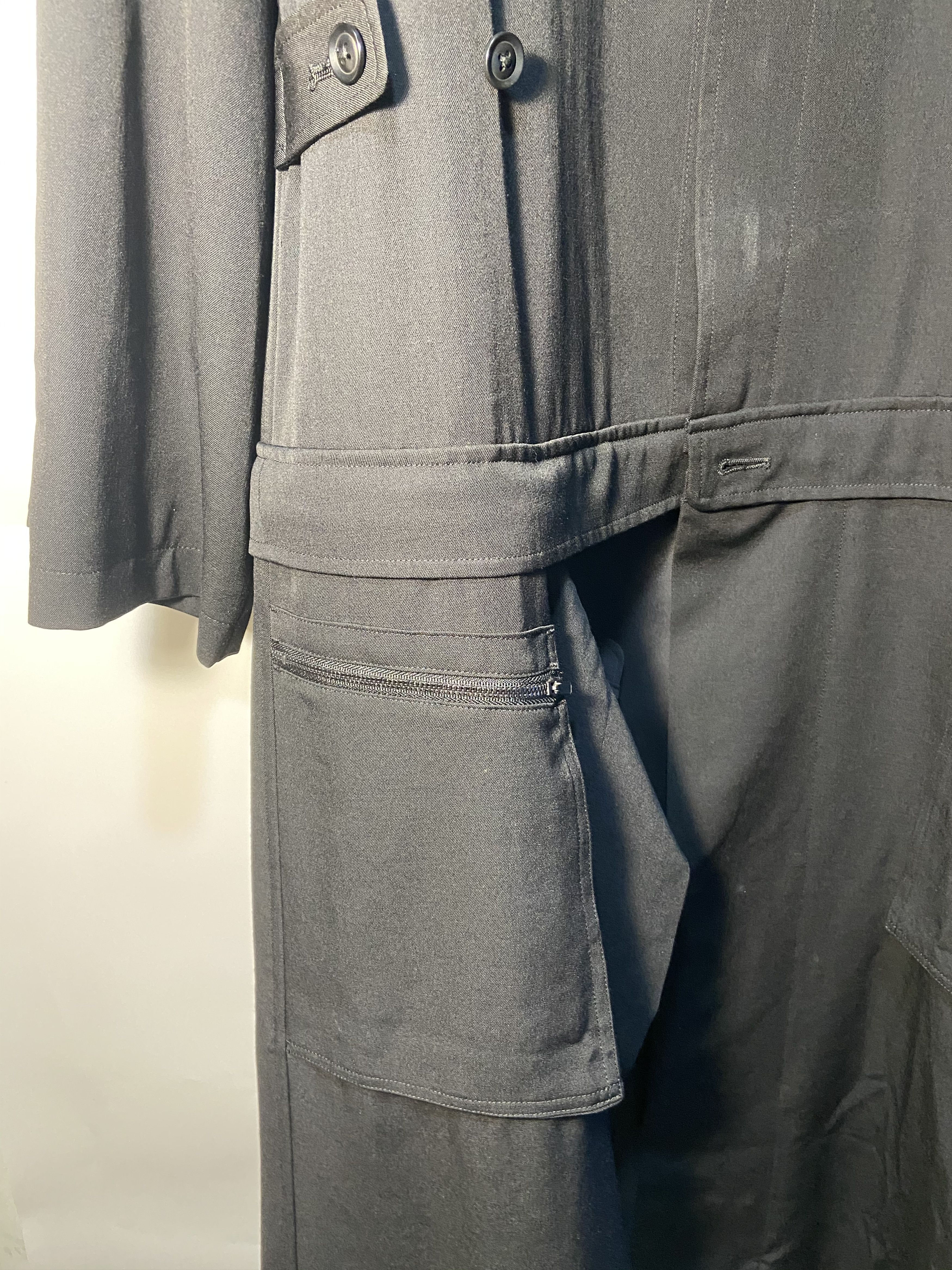 Yohji Yamamoto Yohji Yamamoto 17AW Detachable Long Jacket Size US S / EU 44-46 / 1 - 8 Thumbnail