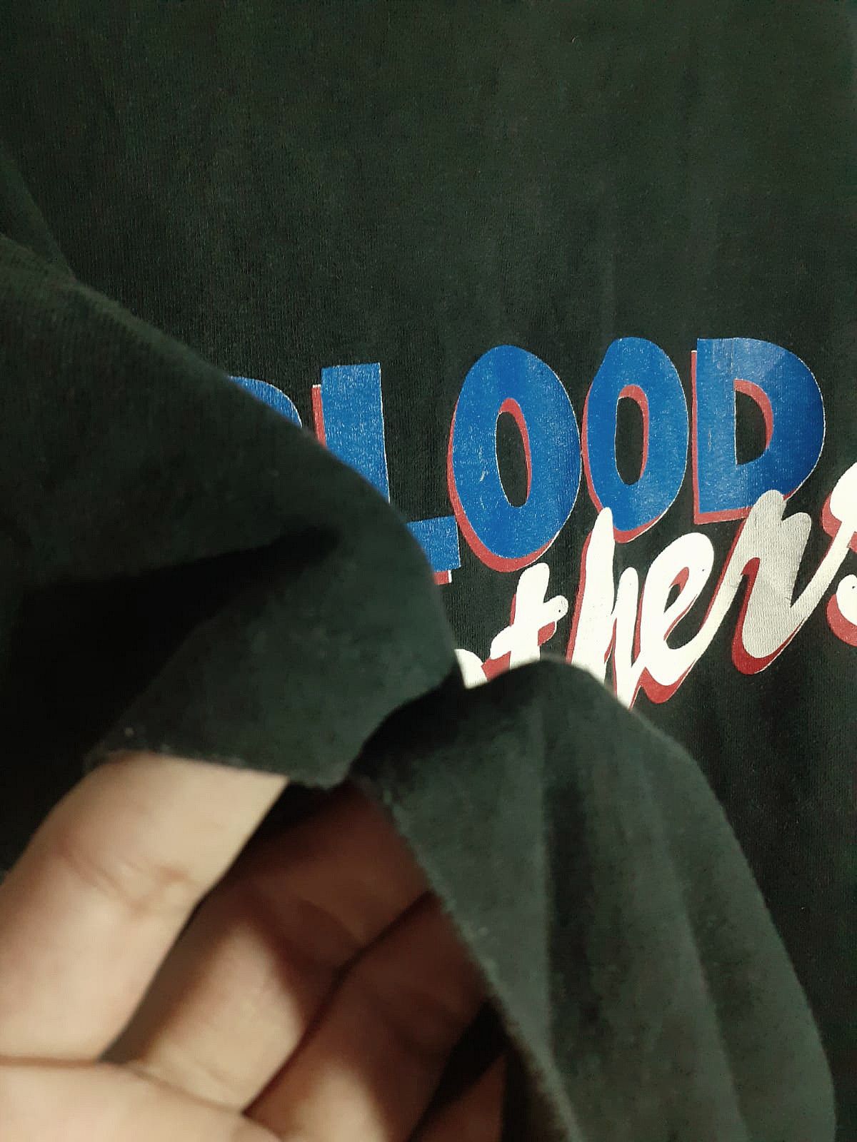Vintage Vintage Blood Brothers 90s Movie fashion black mens Size US XL / EU 56 / 4 - 2 Thumbnail