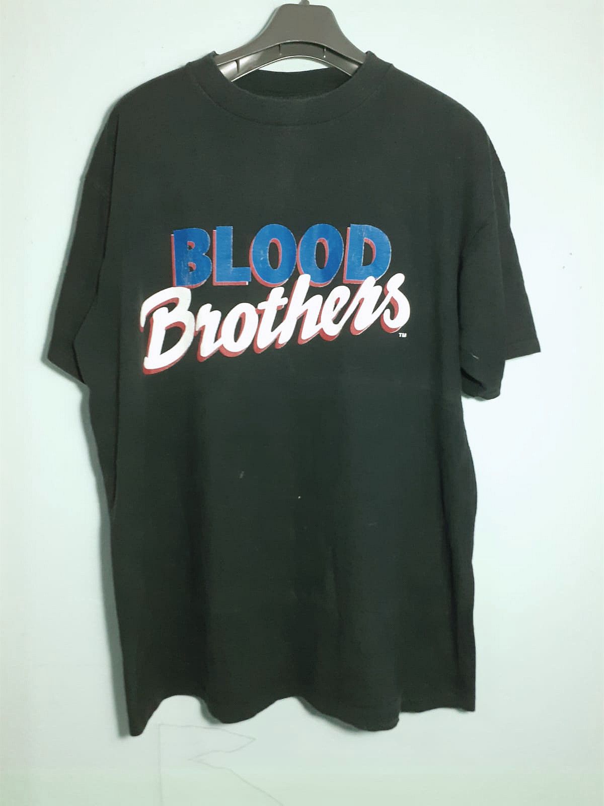 Vintage Vintage Blood Brothers 90s Movie fashion black mens Size US XL / EU 56 / 4 - 1 Thumbnail