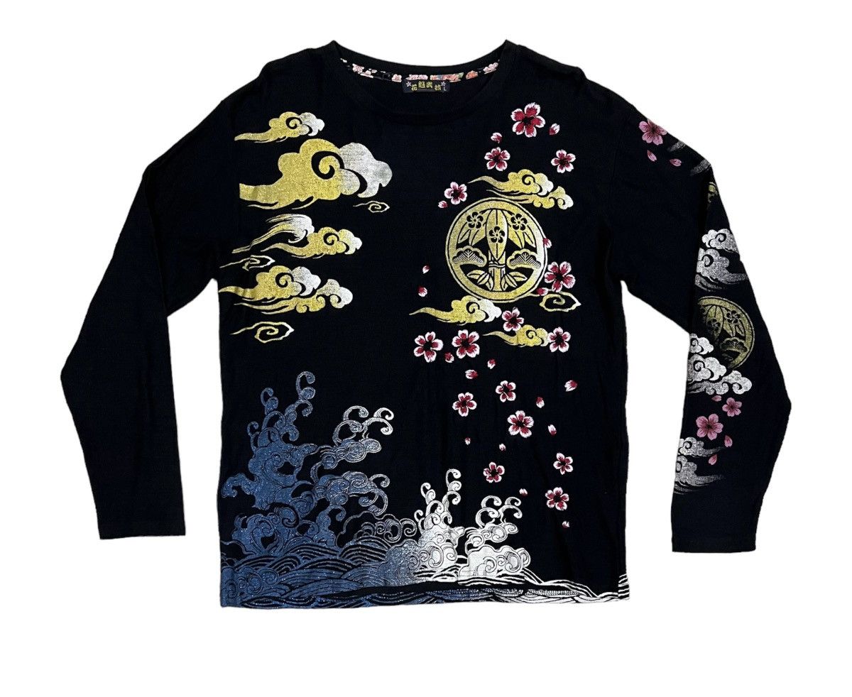 Japanese Brand Long Sleeve Shirt Rare Design