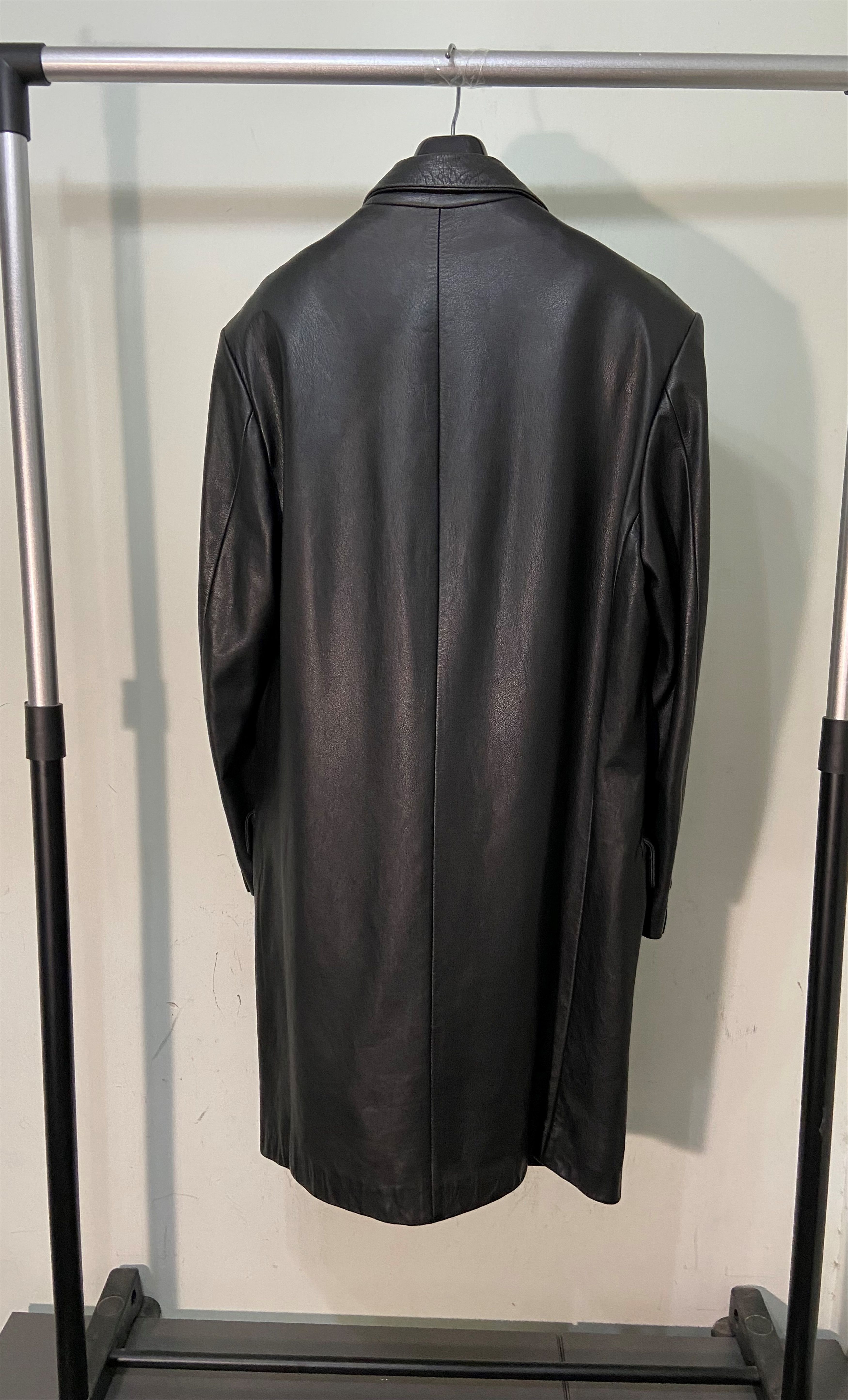 Yohji Yamamoto Yohji Yamamoto 97aw Leather Coat Size US M / EU 48-50 / 2 - 3 Thumbnail