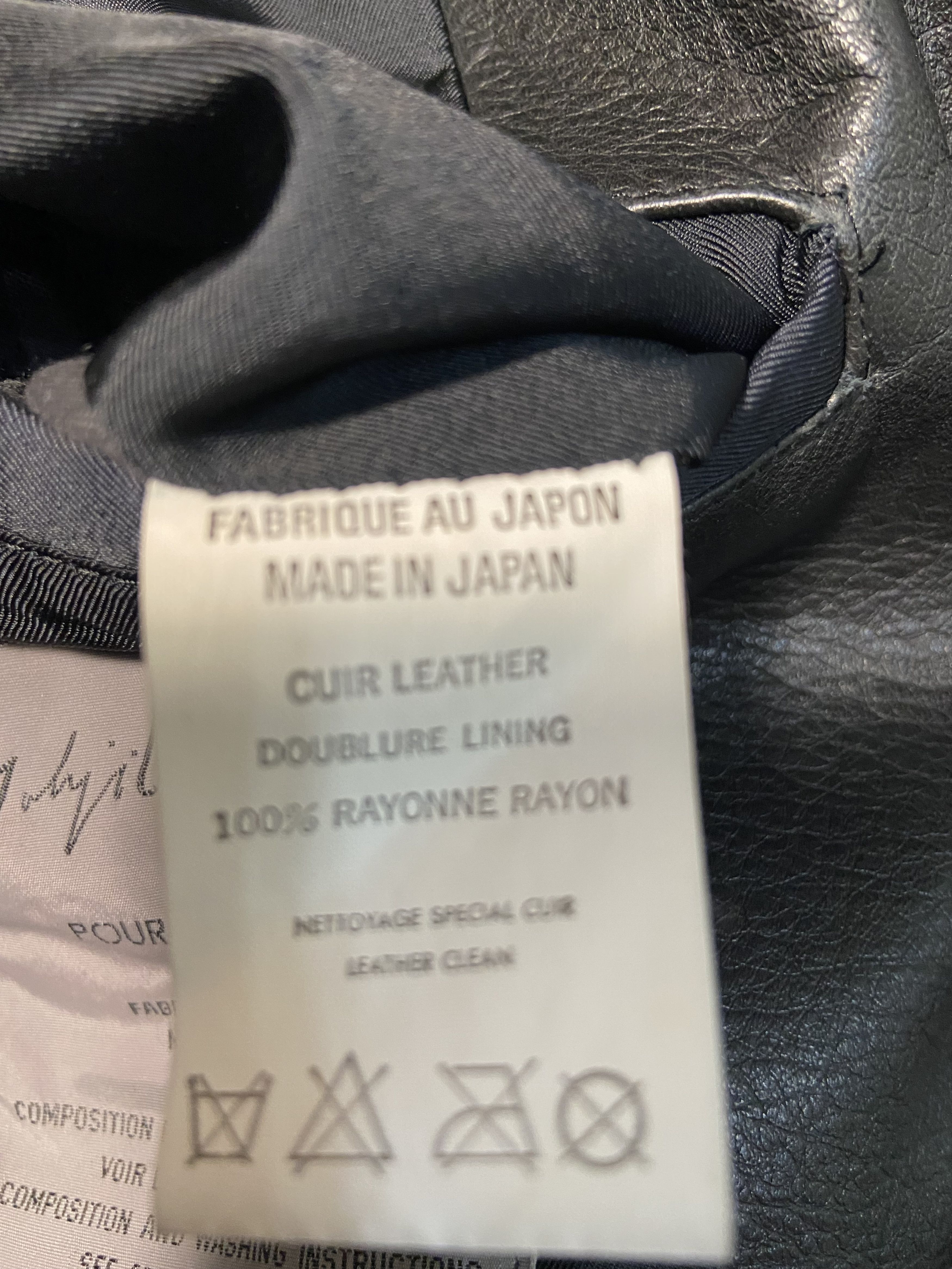 Yohji Yamamoto Yohji Yamamoto 97aw Leather Coat Size US M / EU 48-50 / 2 - 5 Thumbnail