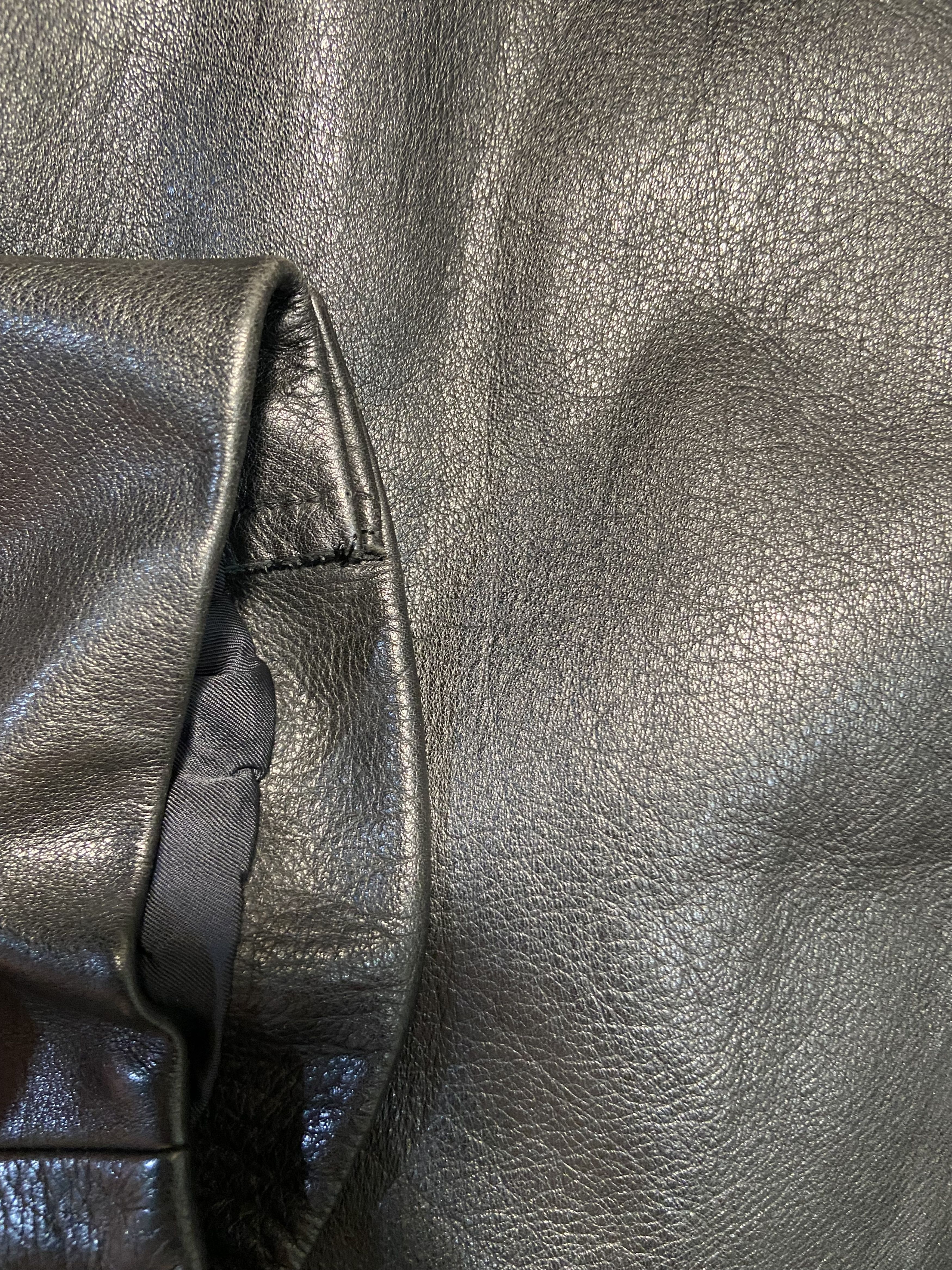 Yohji Yamamoto Yohji Yamamoto 97aw Leather Coat Size US M / EU 48-50 / 2 - 7 Thumbnail