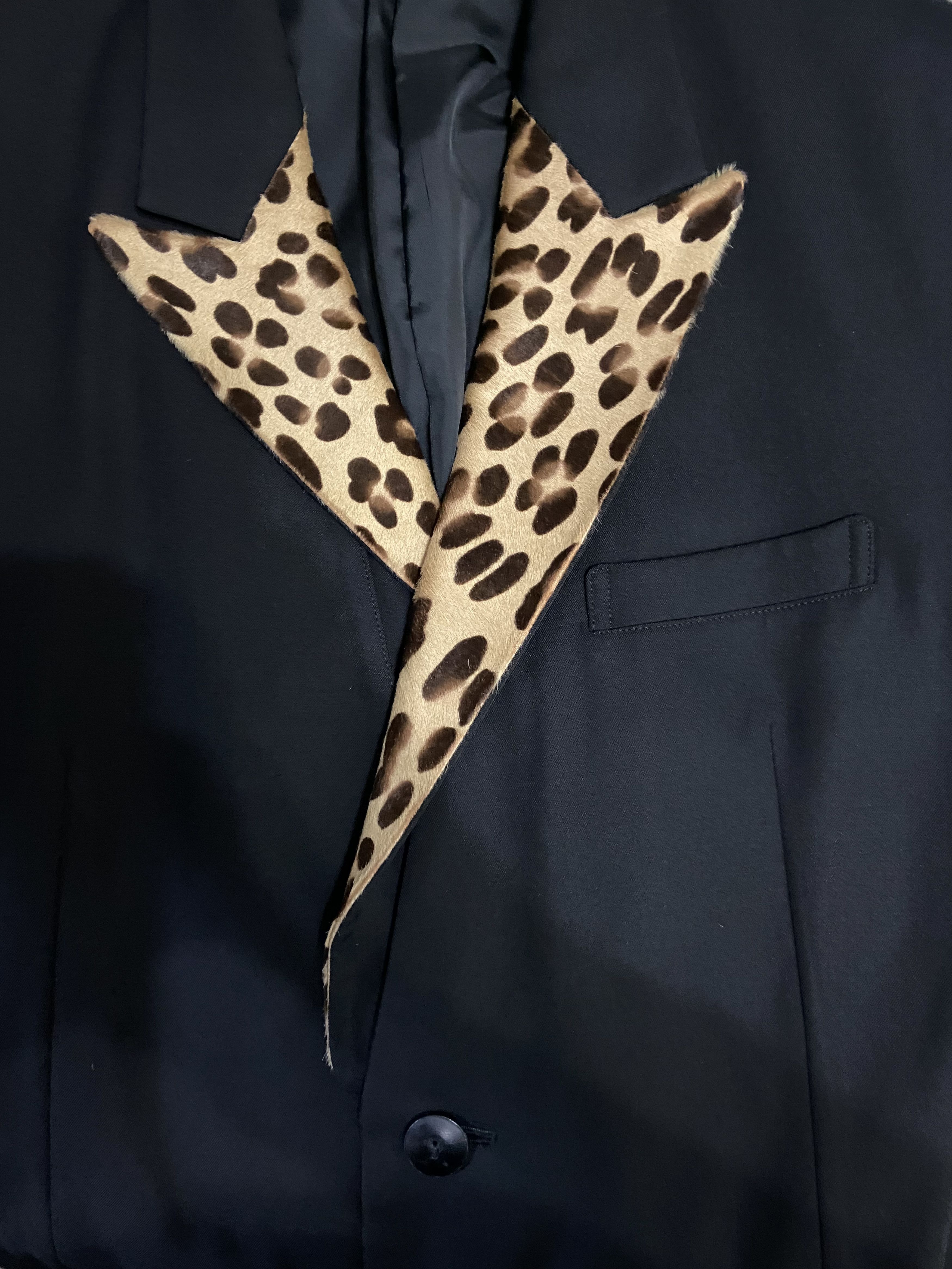Yohji Yamamoto Yohji Yamamoto 02aw leopard Jacket Size US L / EU 52-54 / 3 - 4 Thumbnail