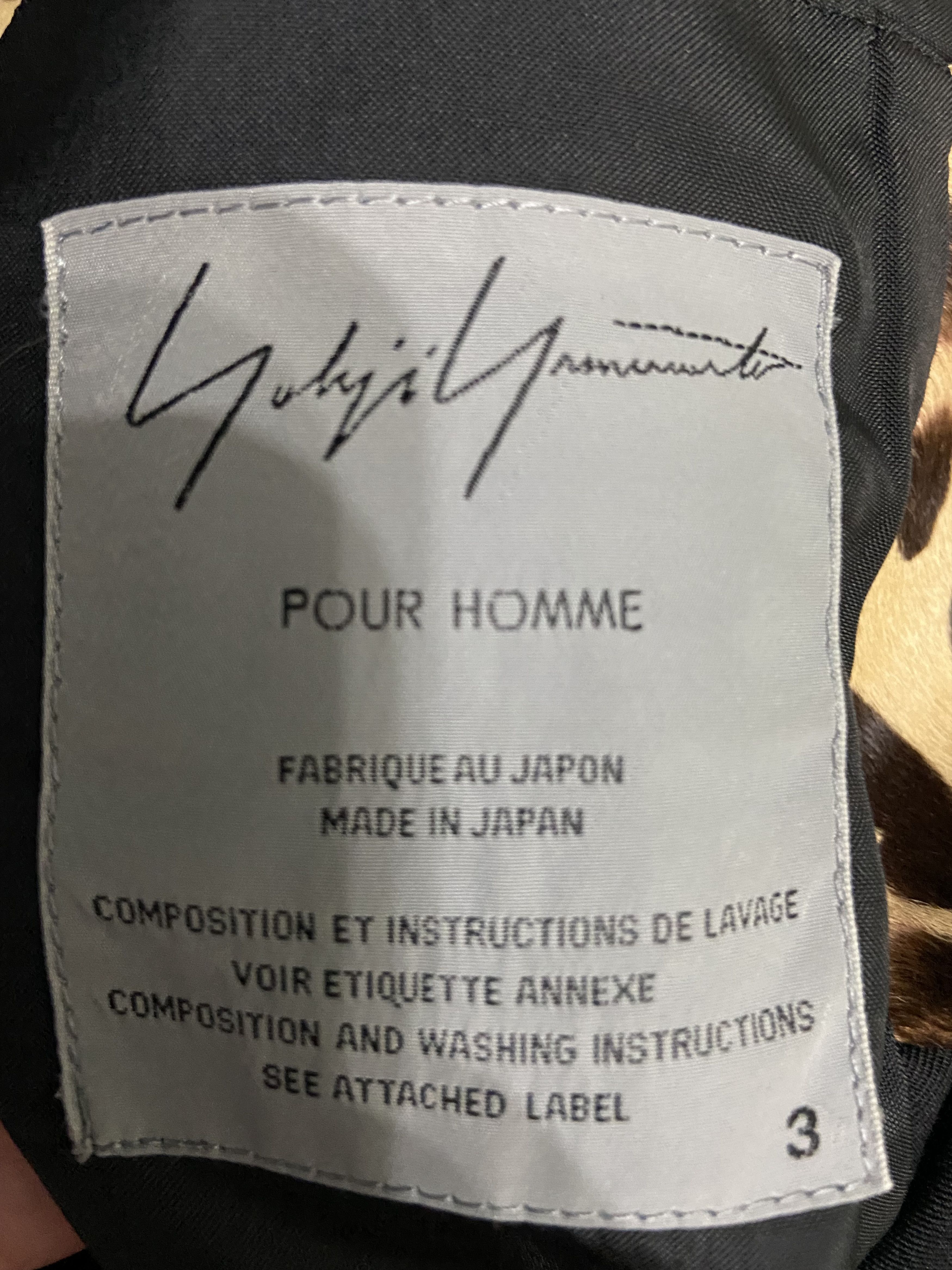 Yohji Yamamoto Yohji Yamamoto 02aw leopard Jacket Size US L / EU 52-54 / 3 - 7 Thumbnail