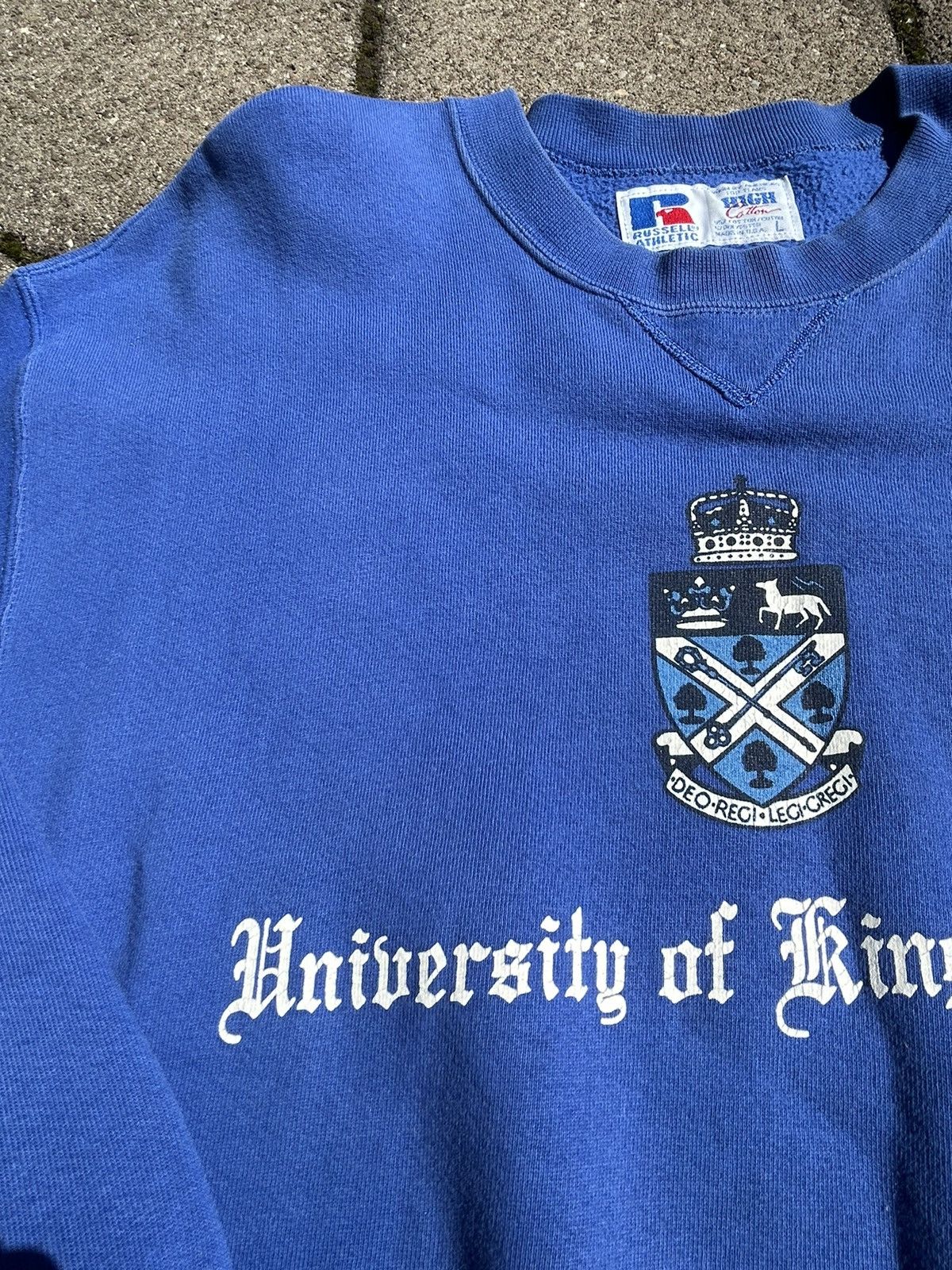 Russell Athletic Vintage Russell Athletic University Of Kings College Sweater Size US L / EU 52-54 / 3 - 5 Thumbnail