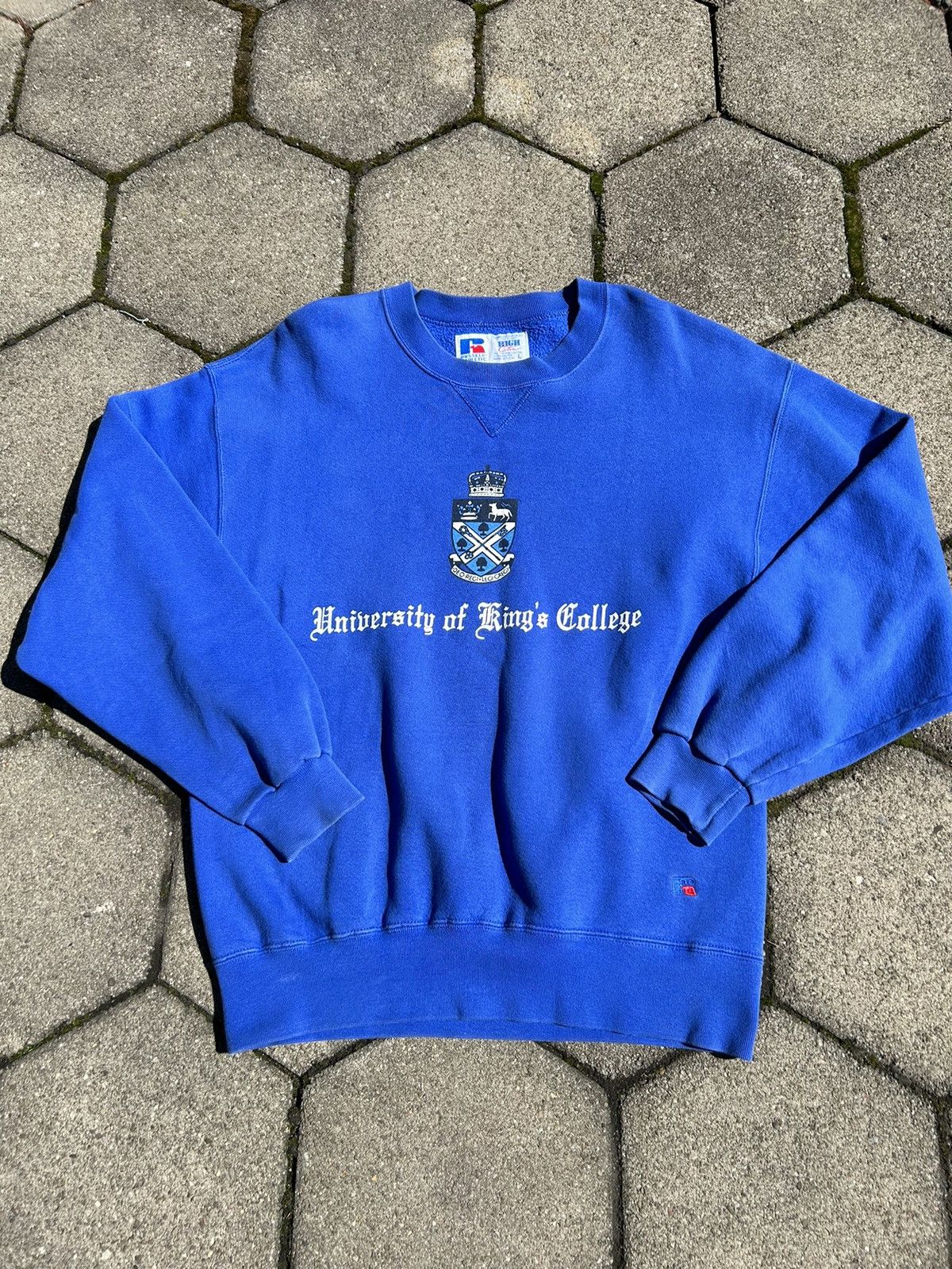 Russell Athletic Vintage Russell Athletic University Of Kings College Sweater Size US L / EU 52-54 / 3 - 1 Thumbnail