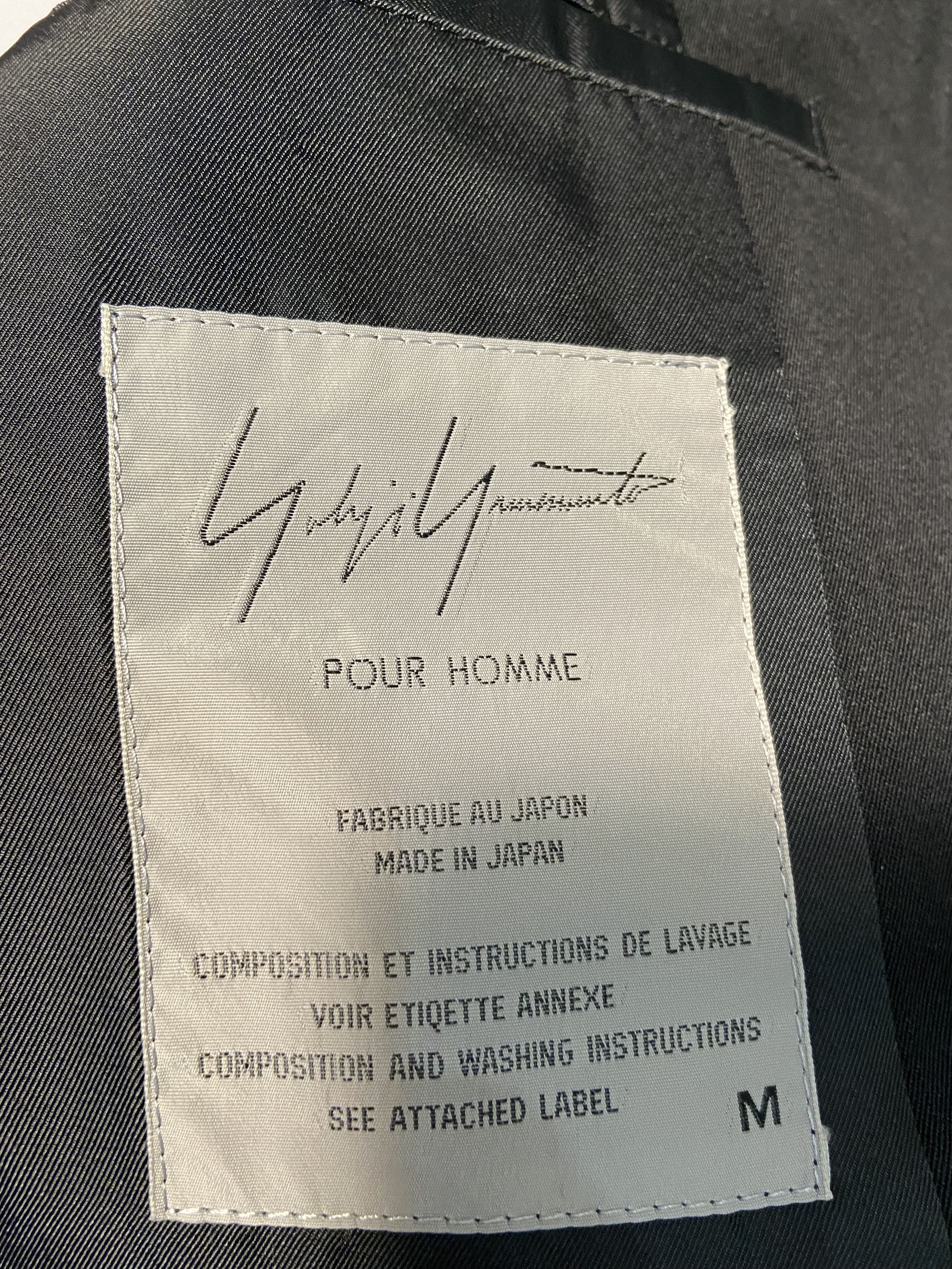Yohji Yamamoto Yohji Yamamoto 95aw Layer Detailed Long Jacket Size US M / EU 48-50 / 2 - 3 Thumbnail
