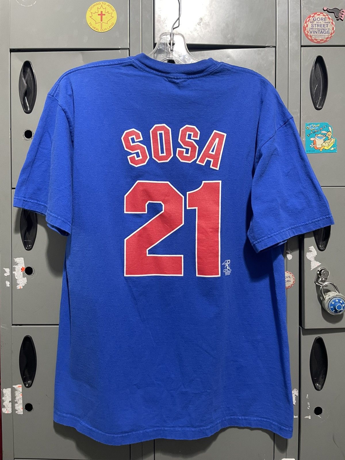 Vintage 90's Starter Sammy Sosa #21 (XL) Chicago Cubs Button Up