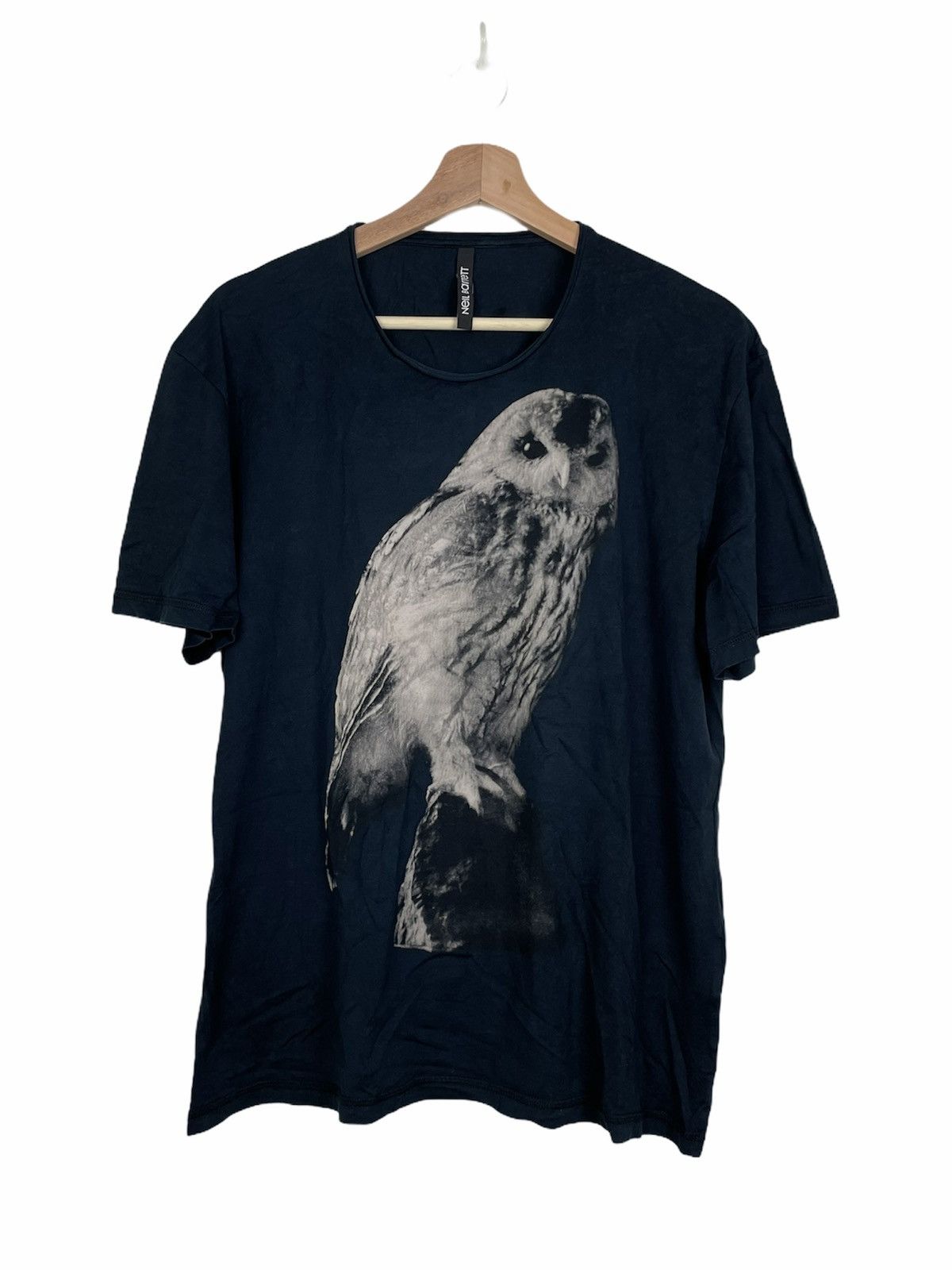 Neil Barrett Neil Barrett Owl Tee | Cropped Fit / Graphic Minimalism Size US M / EU 48-50 / 2 - 1 Thumbnail