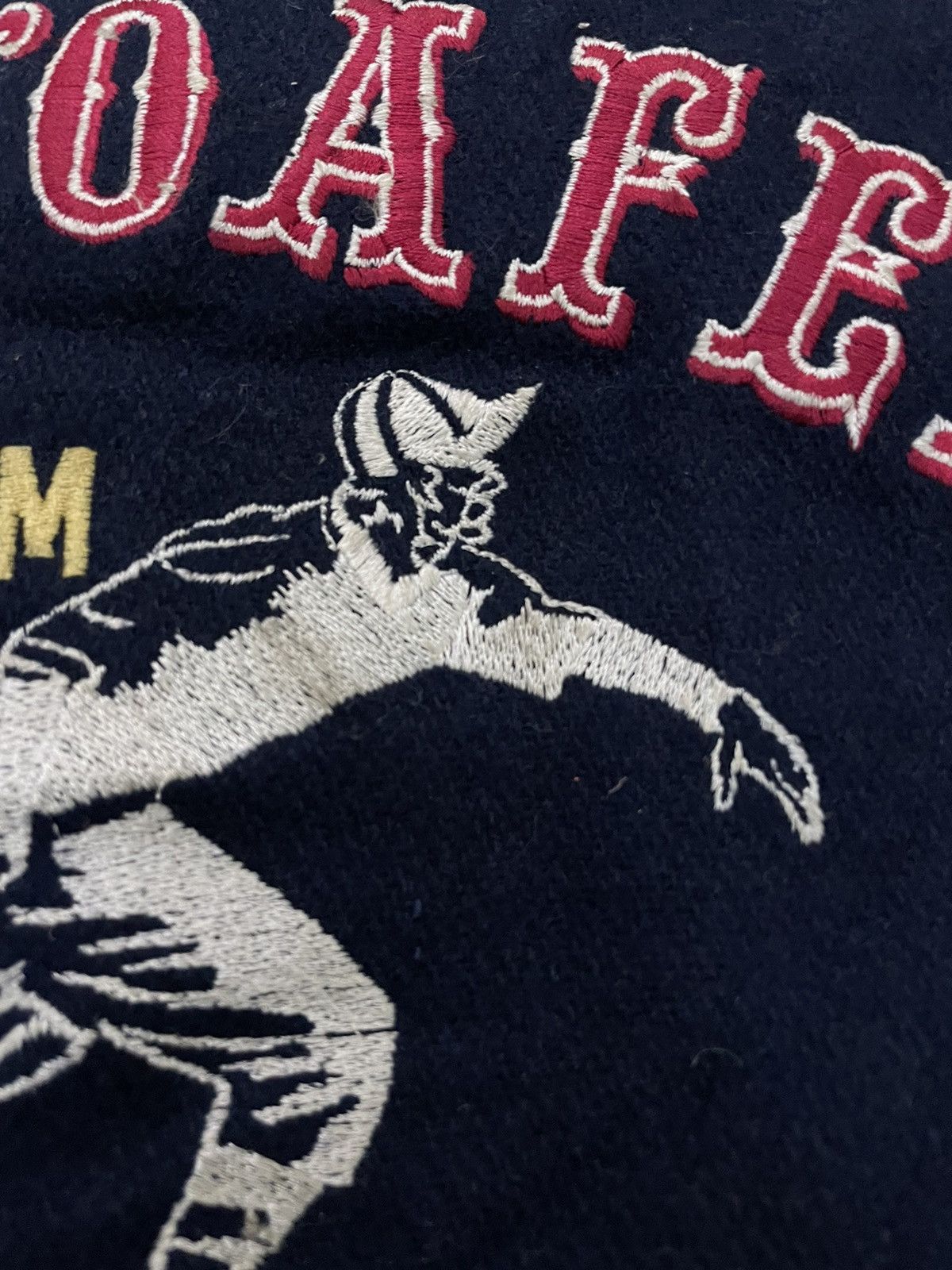 Vintage VINTAGE COIN R’OAFERS EMBROIDERED LOGO VARSITY JACKET Size US L / EU 52-54 / 3 - 9 Thumbnail