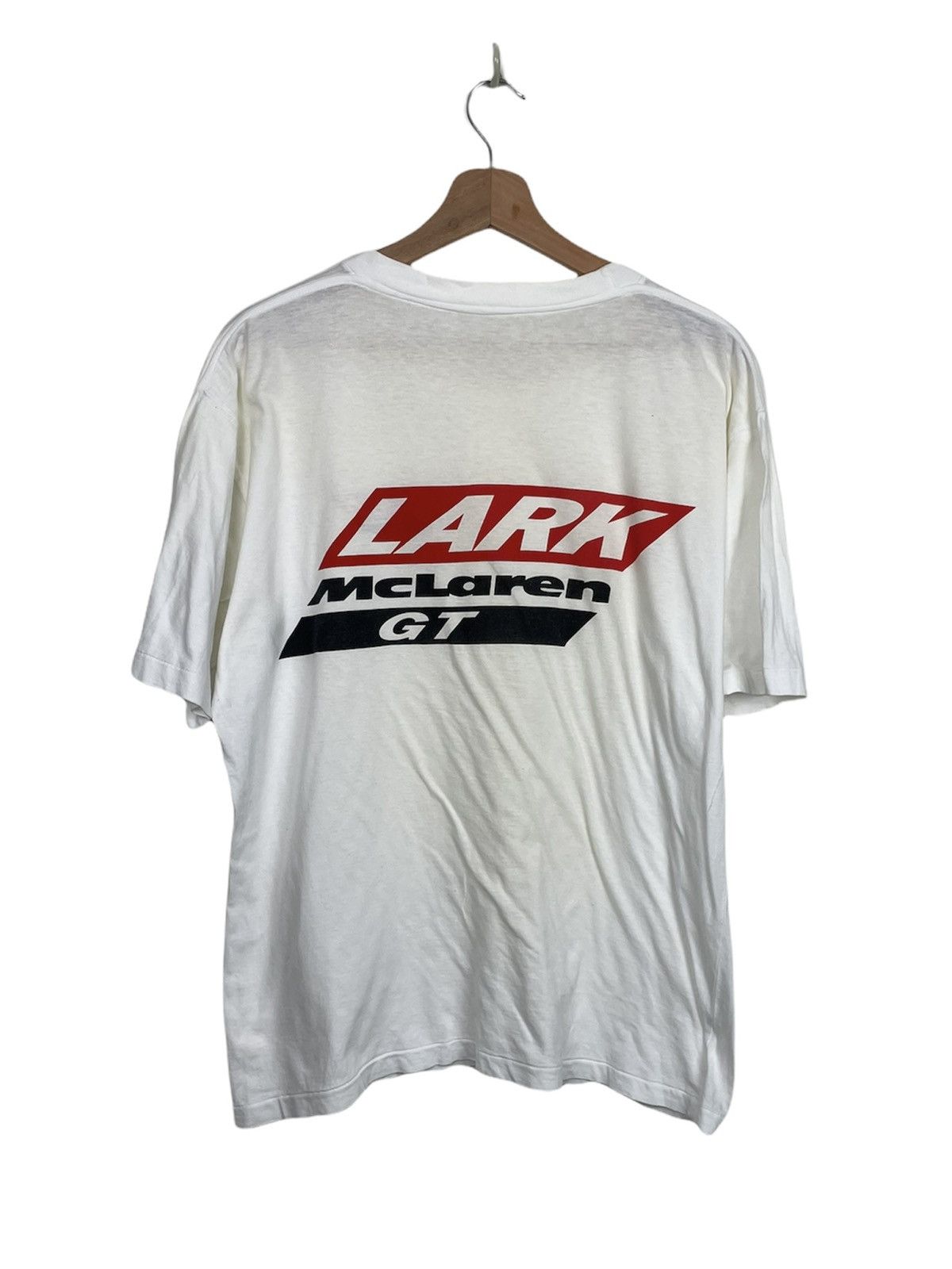 Mercedes-Benz 90s LARK McLaren GT Promo Tee | Ralf Schumacher Era Size US L / EU 52-54 / 3 - 1 Thumbnail