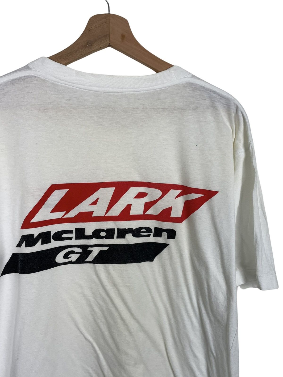 Mercedes-Benz 90s LARK McLaren GT Promo Tee | Ralf Schumacher Era Size US L / EU 52-54 / 3 - 4 Thumbnail