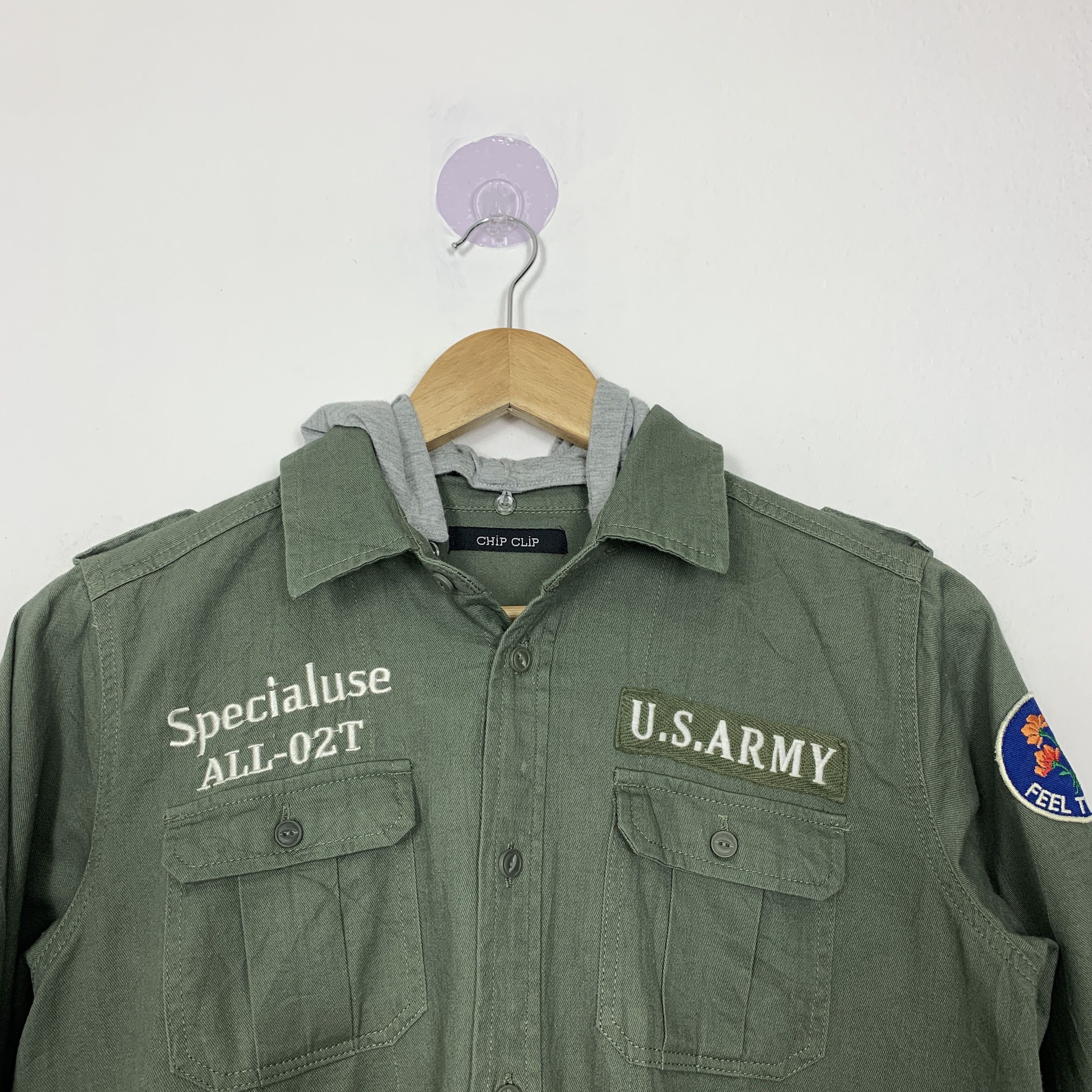 Vintage Vintage CHIP CLIP US ARMY Long Jacket J1055 Size XS / US 0-2 / IT 36-38 - 4 Thumbnail