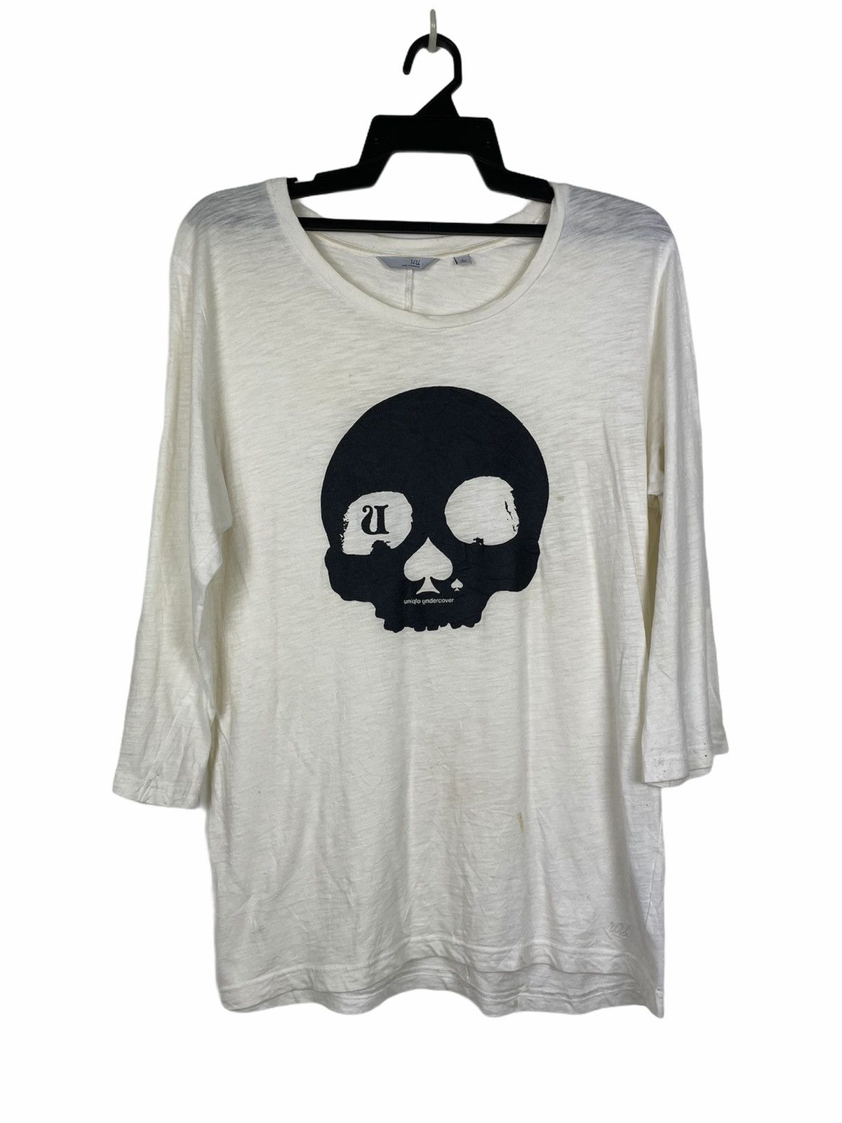 Undercover × Uniqlo Uniqlo Undercover UU Skull Logo Slub 3/4 Tee (2012 Archive) Size US L / EU 52-54 / 3 - 1 Thumbnail