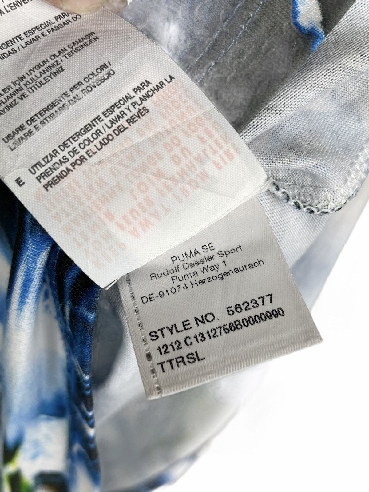 Hussein Chalayan × Puma HUSSEIN CHALAYAN x PUMA MARINE DESIGN TEE LIKE NEW Size US L / EU 52-54 / 3 - 7 Thumbnail