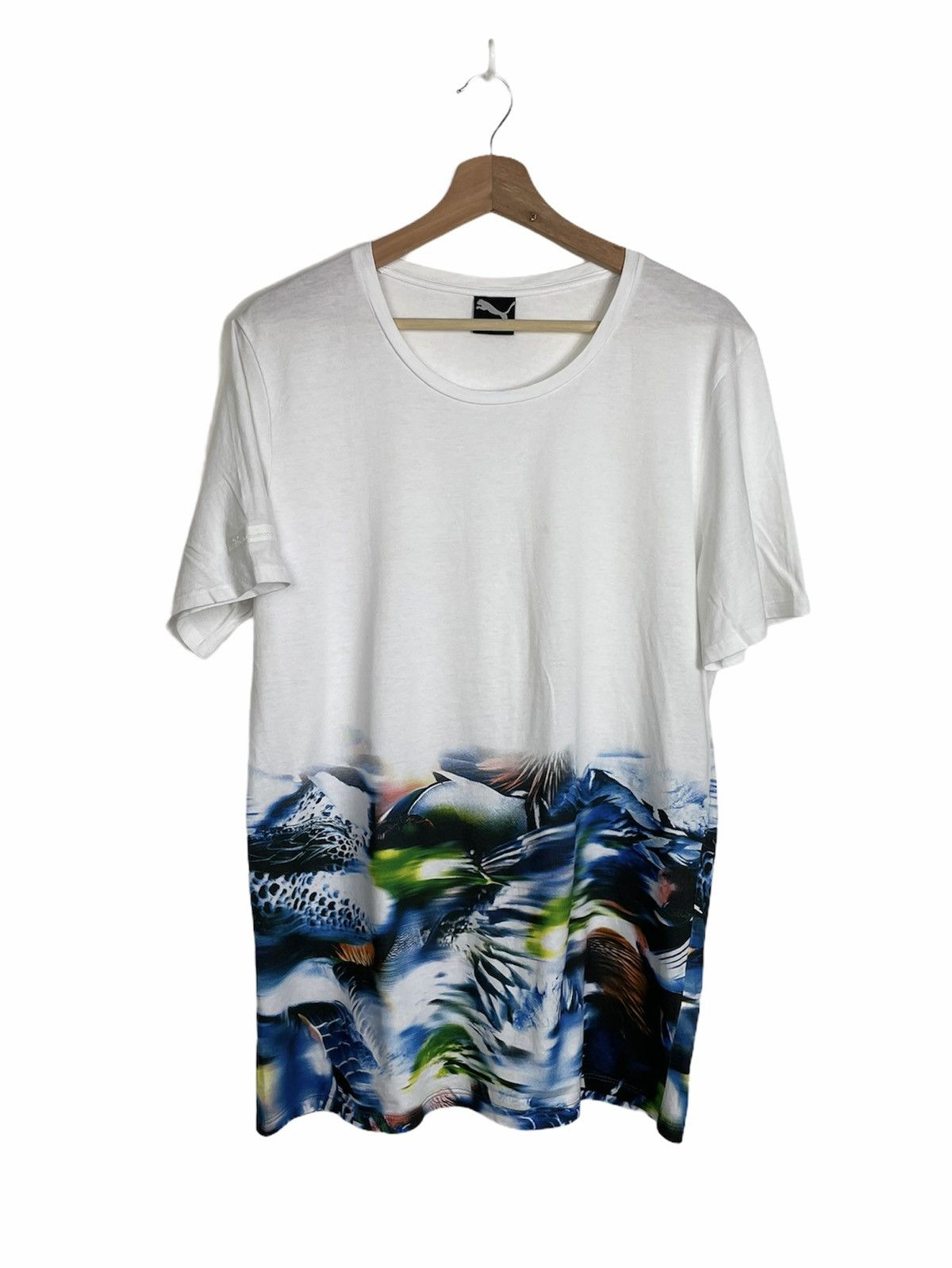 Hussein Chalayan × Puma HUSSEIN CHALAYAN x PUMA MARINE DESIGN TEE LIKE NEW Size US L / EU 52-54 / 3 - 1 Thumbnail