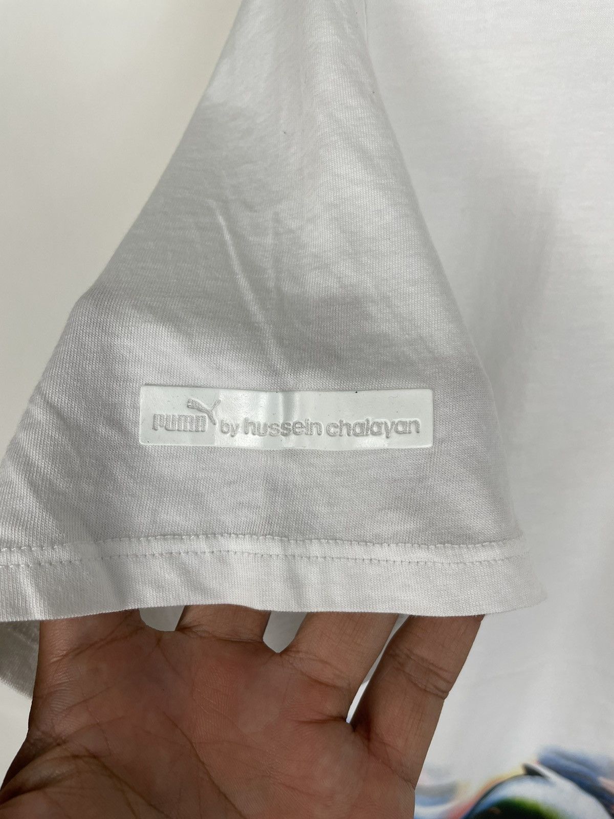 Hussein Chalayan × Puma HUSSEIN CHALAYAN x PUMA MARINE DESIGN TEE LIKE NEW Size US L / EU 52-54 / 3 - 5 Thumbnail