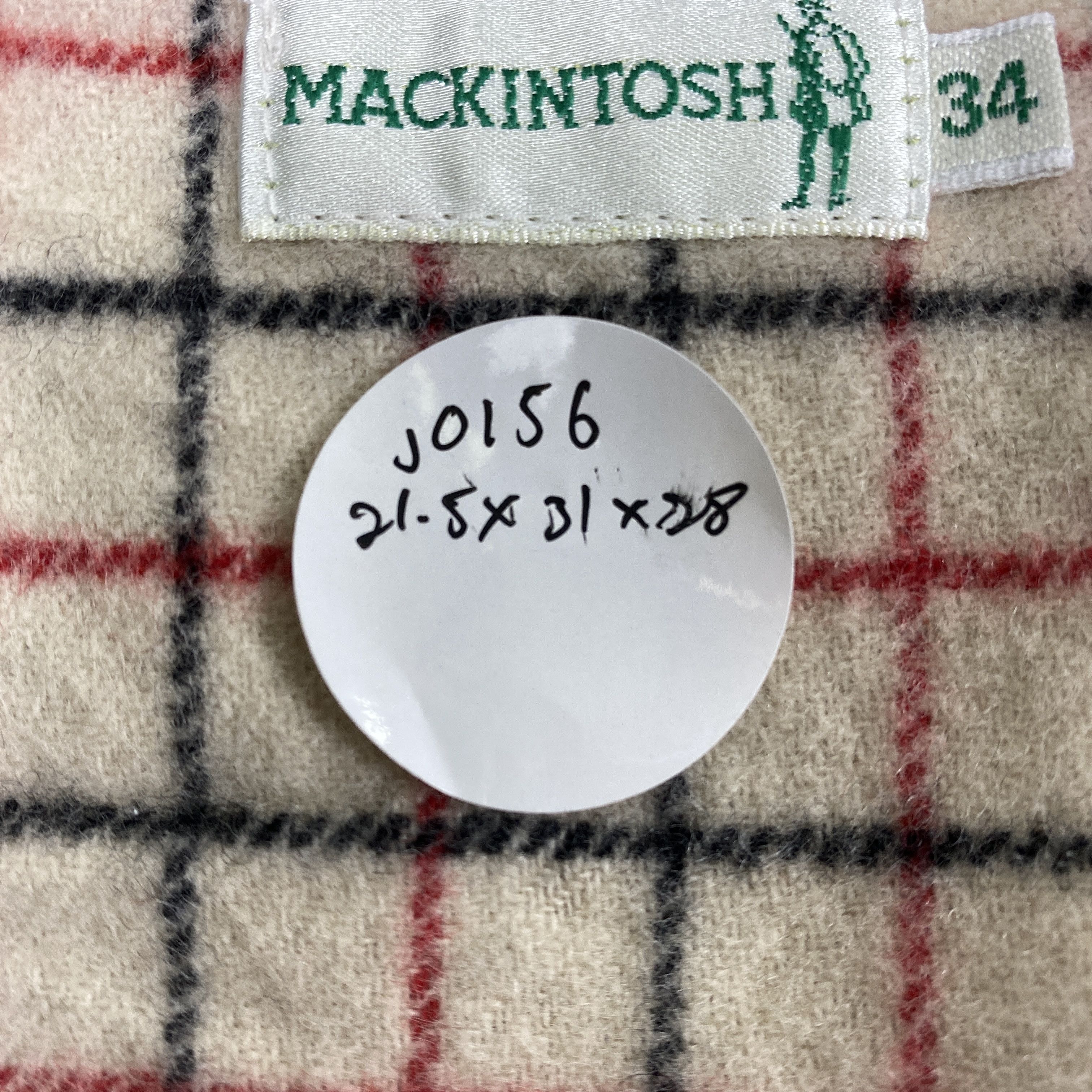 Mackintosh Vintage MACKINTOSH Cotton Jacket Wool Lining J0156 Size US S / EU 44-46 / 1 - 15 Thumbnail