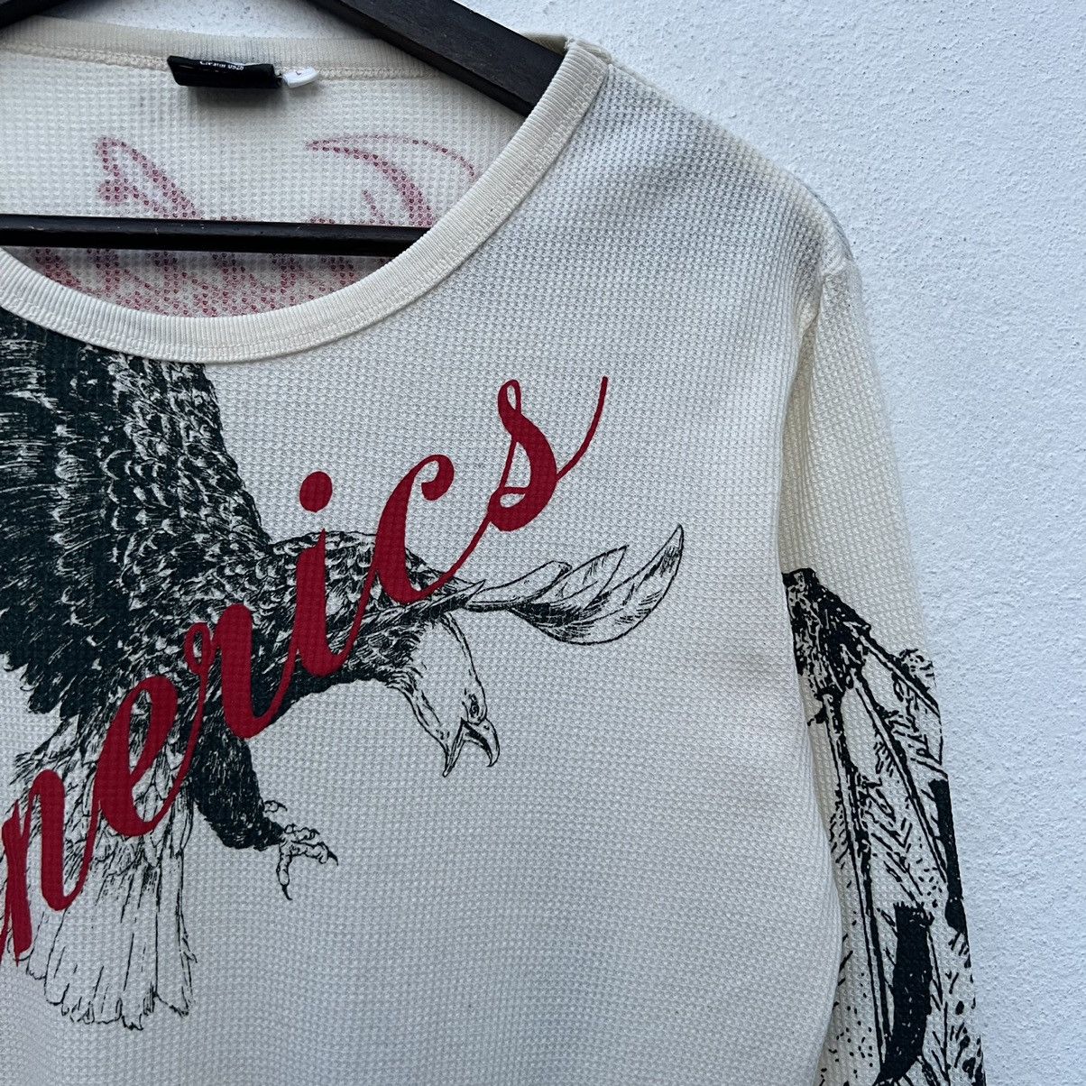 Japanese Brand VINTAGE ROUGH LONG SLEEVE INDIAN GENENICS BIG LOGO Size US L / EU 52-54 / 3 - 6 Thumbnail